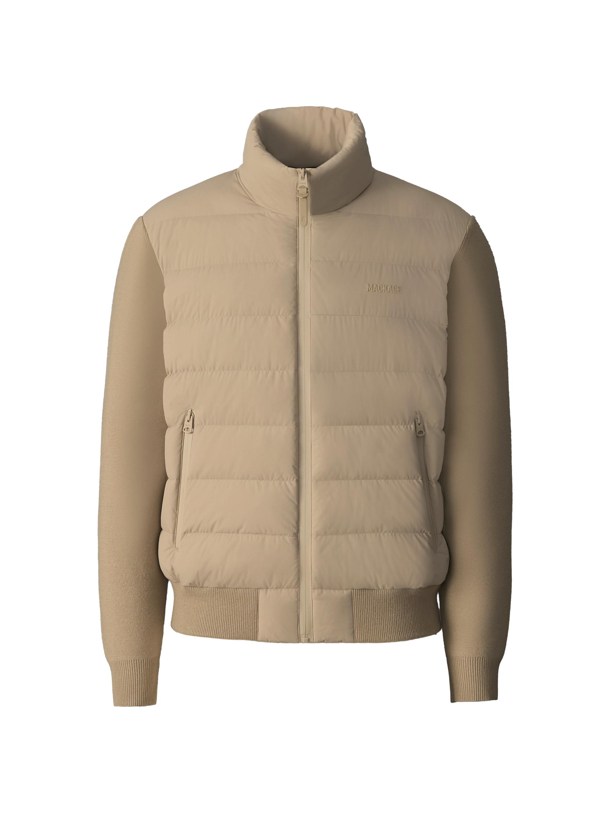 Mackage Men's Haney-Cityz Quilted Down Jacket - Light Camel