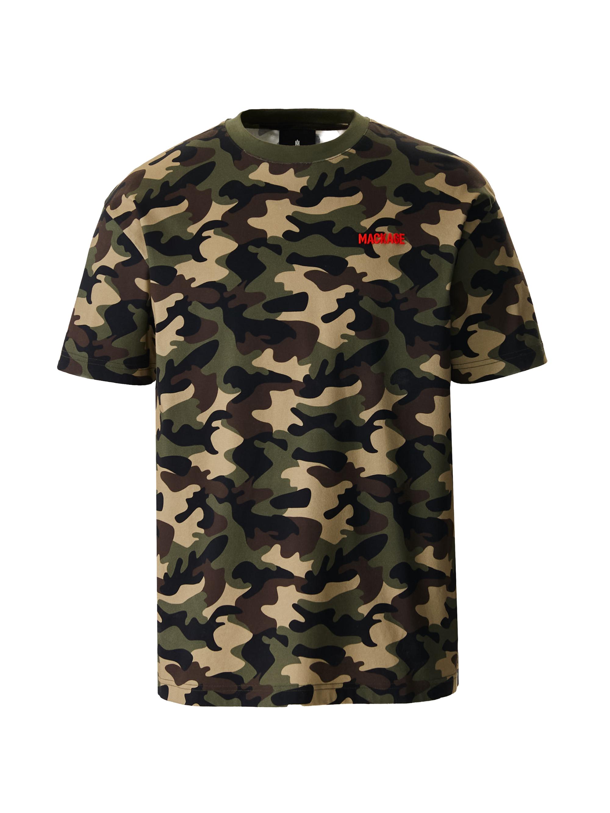 Mackage Men's Cotton Camo T-Shirt - Camouflage Print