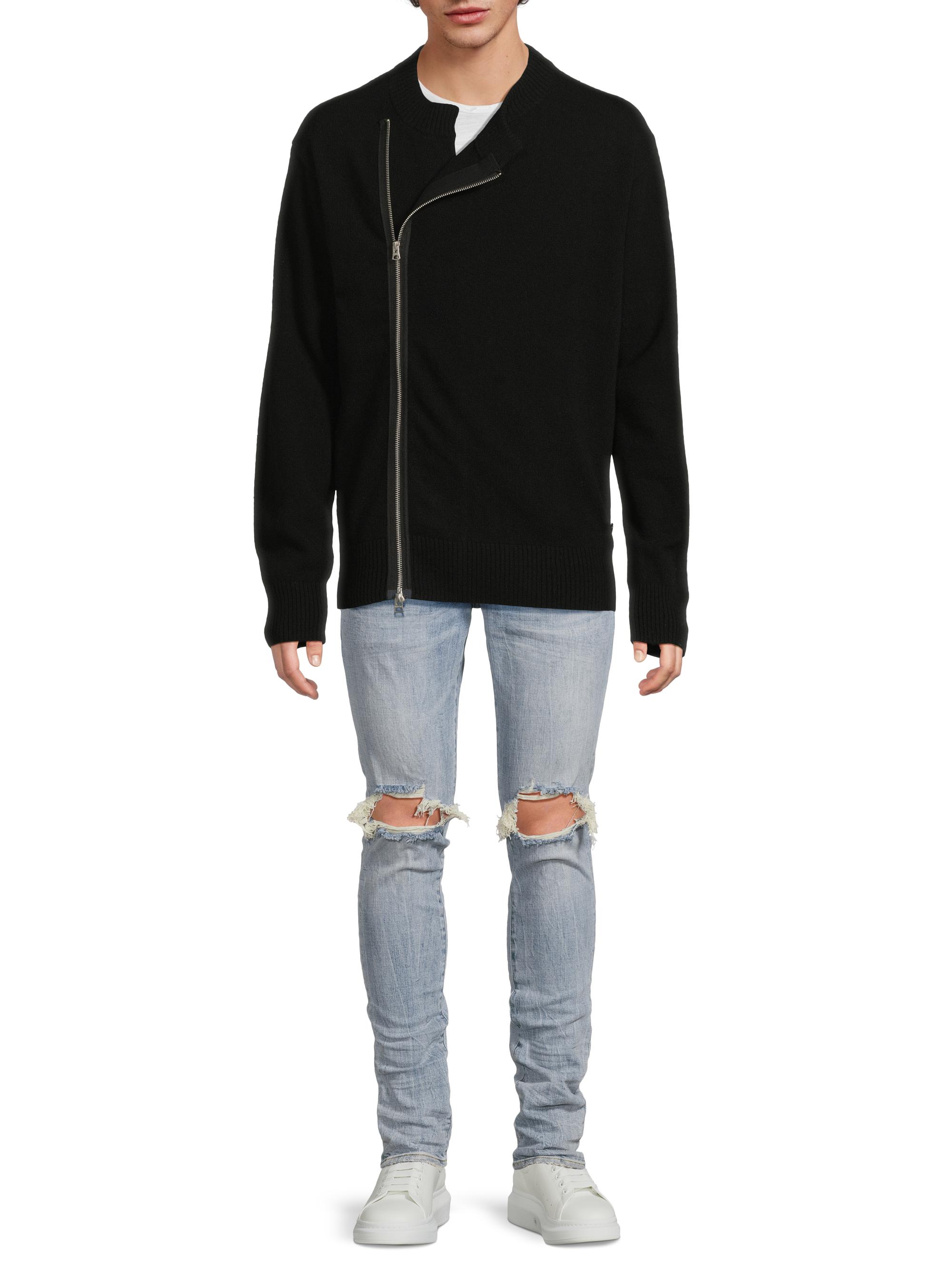 Sacai Wool Zip-Front Cardigan | Saks Fifth Avenue