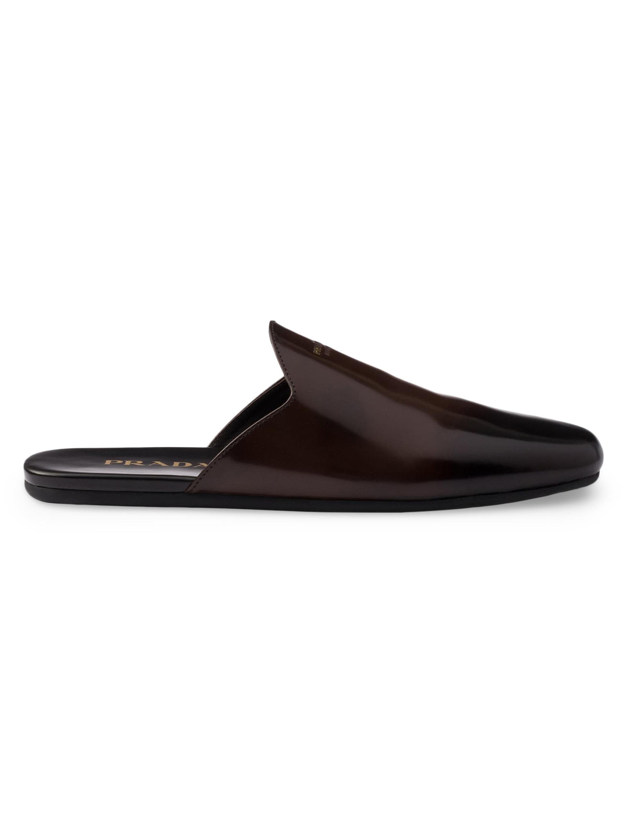Prada Leather Mules | Saks Fifth Avenue