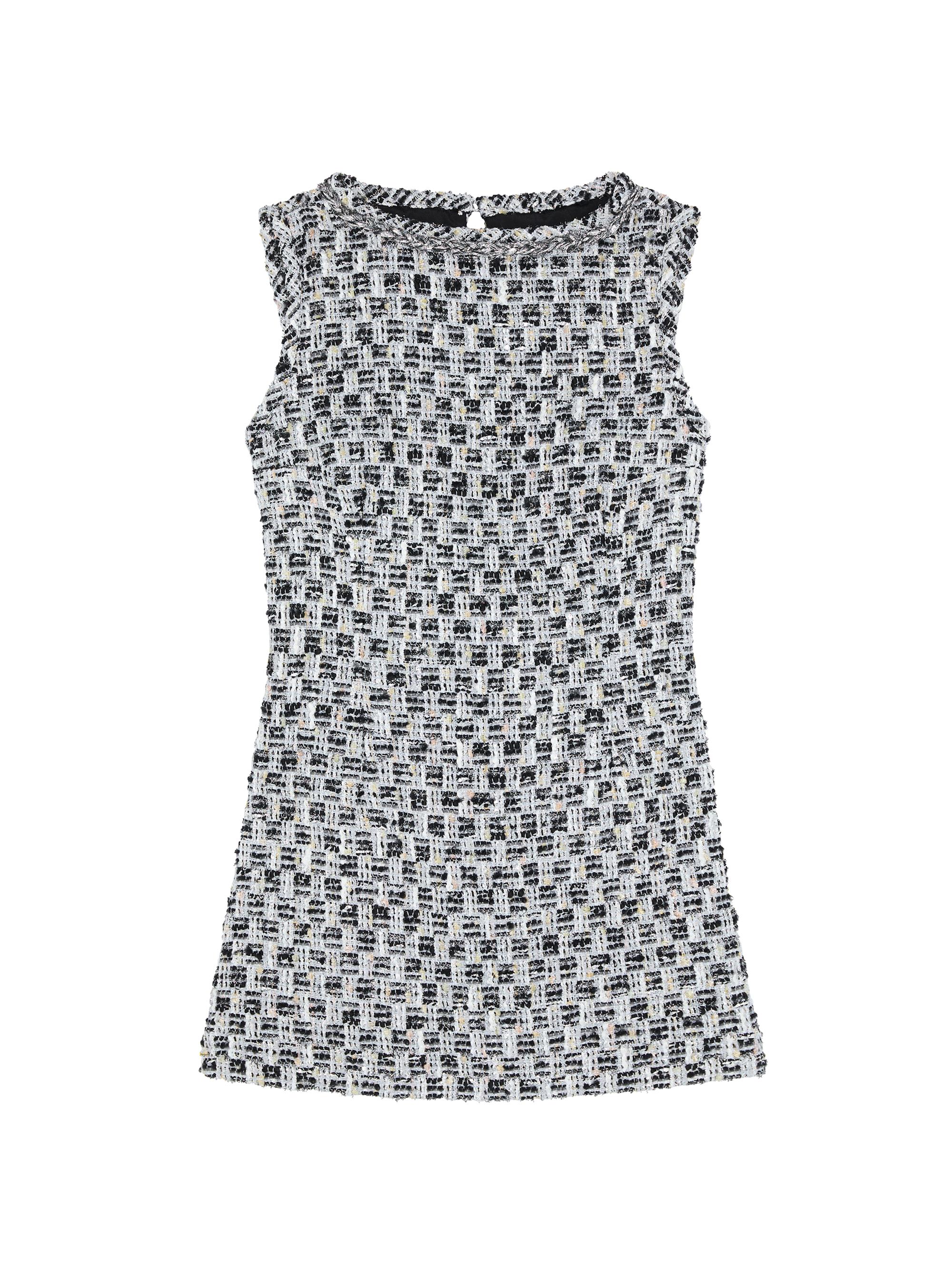 Liberowe Women's Moorgate Tweed Minidress - Silver