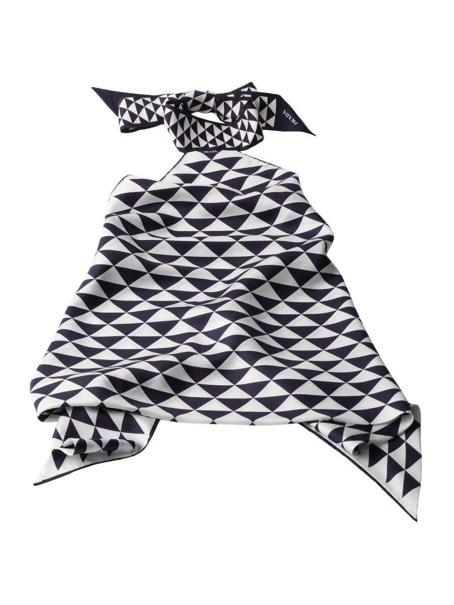 Prada Printed Silk Twill Halter Top | Saks Fifth Avenue