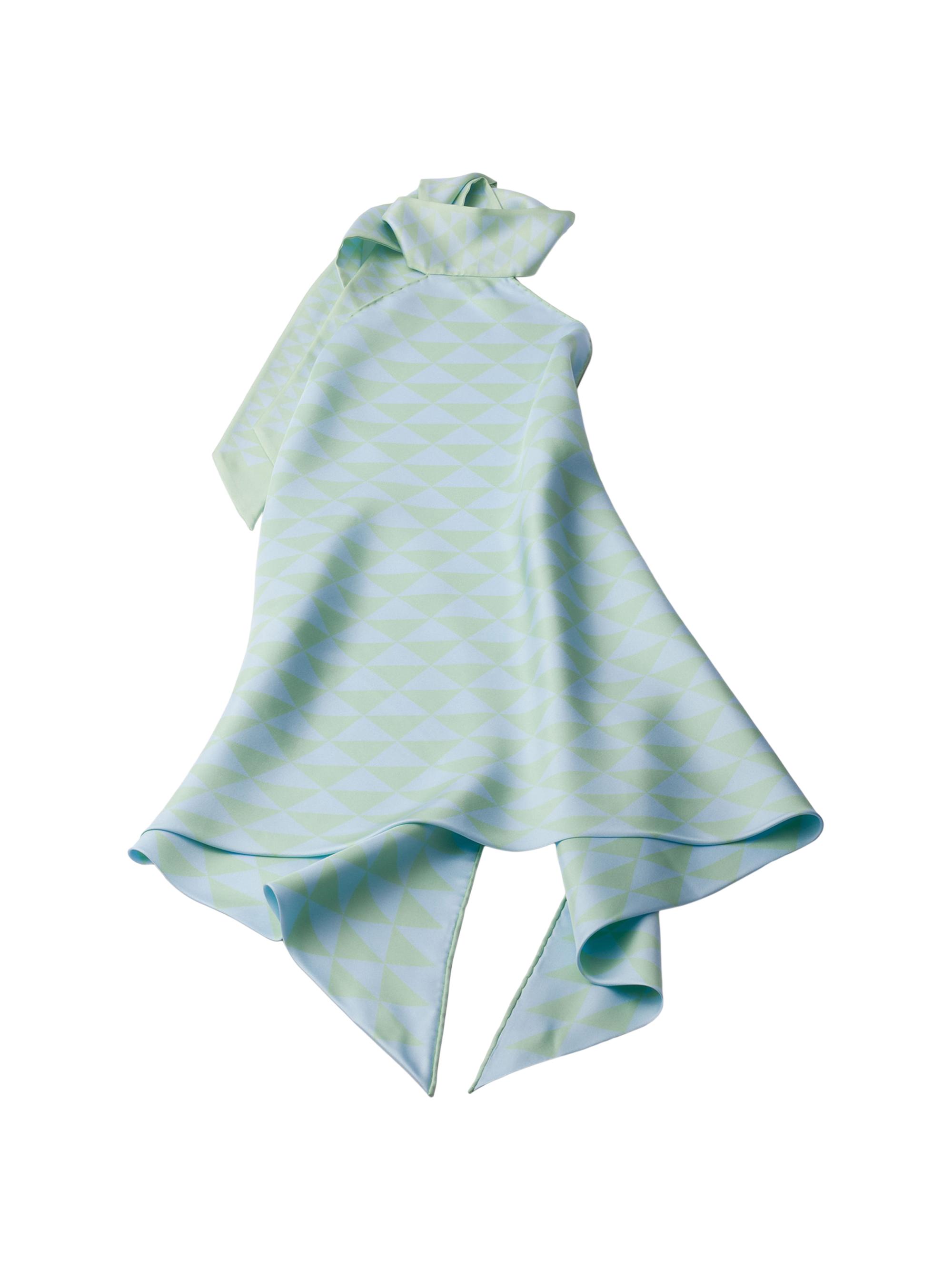 Prada Printed Silk Twill Halter Top