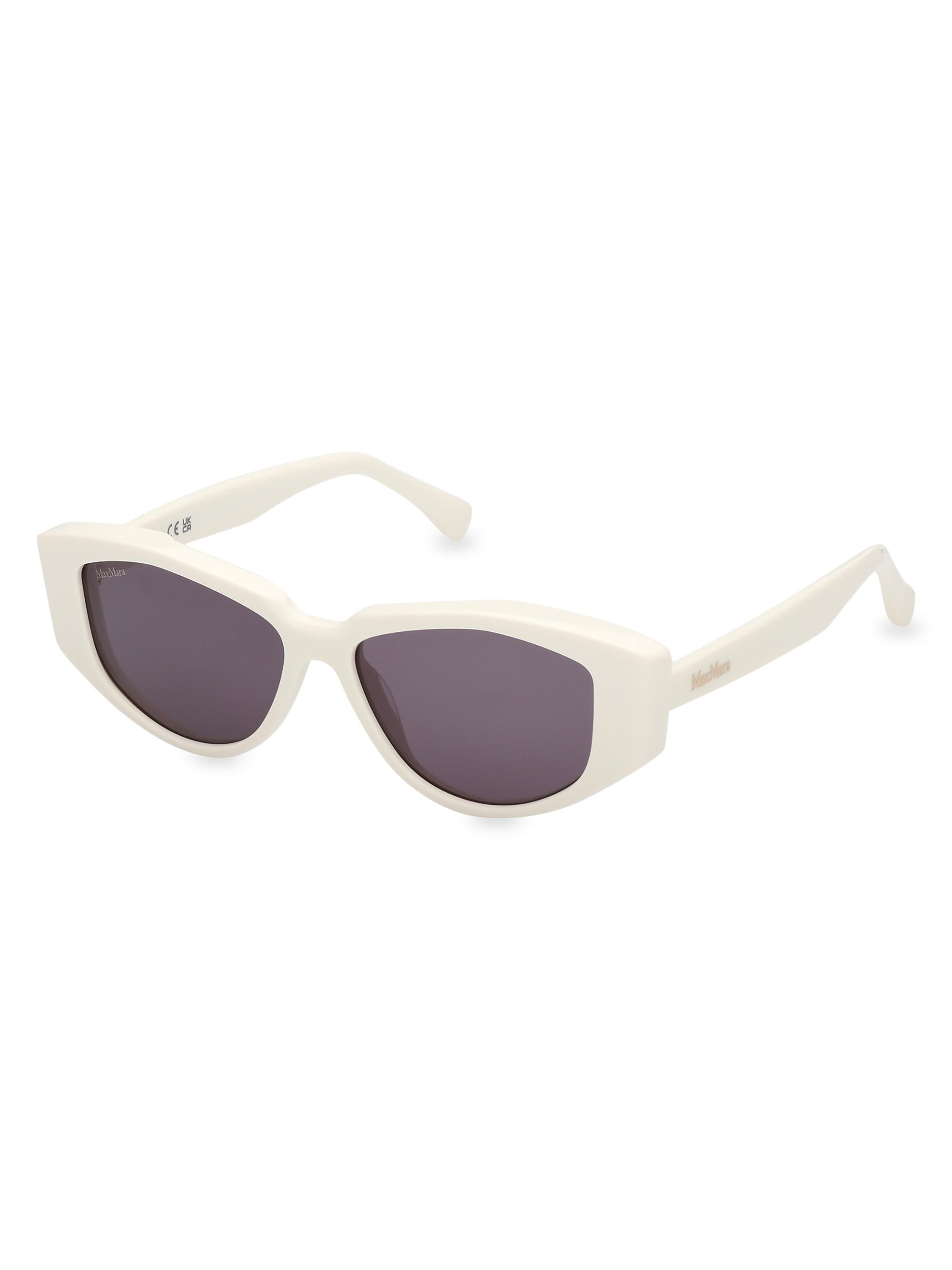 Max Mara Women's Lee4 52MM Cat-Eye Sunglasses - White Smoke