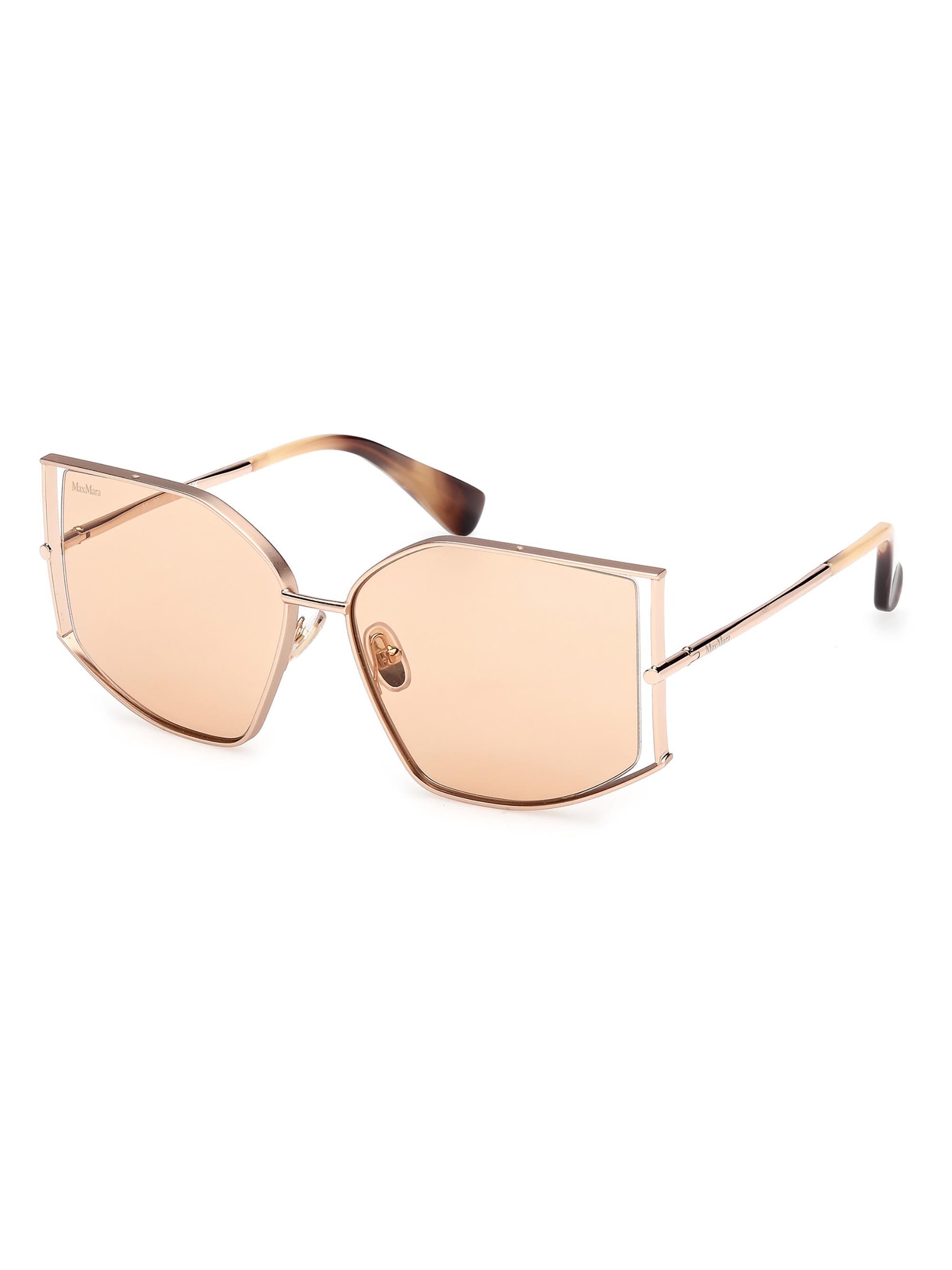 Max Mara Women's Menton-4 59MM Cat-Eye Sunglasses - Rose Gold Striped Camel | Thumbnail 9