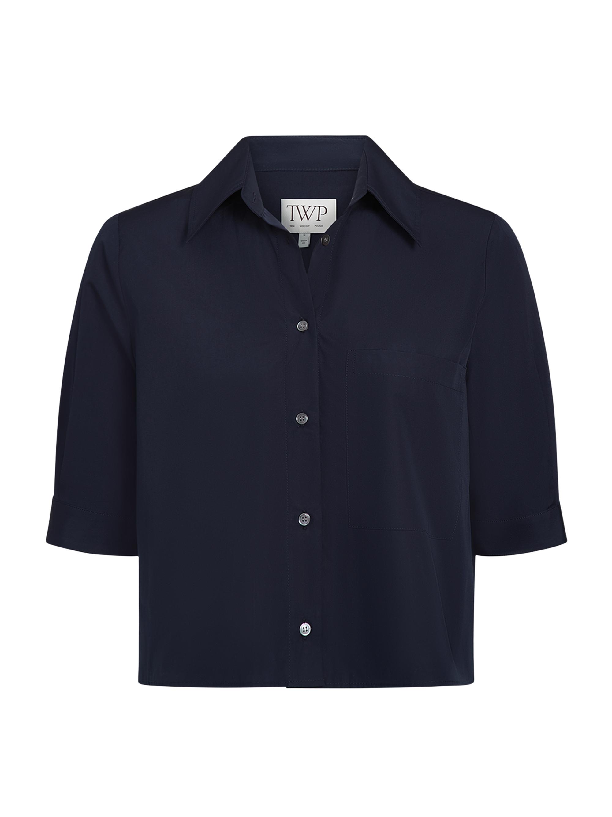 TWP Short Lived Cropped Shirt | Saks Fifth Avenue