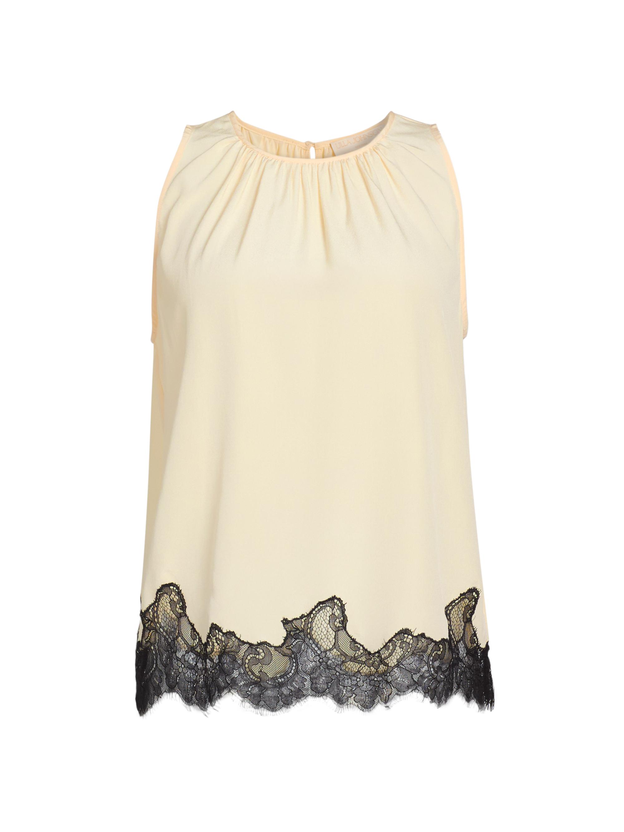 Ulla Johnson Women's Sierra Silk Halterneck Top - Creme