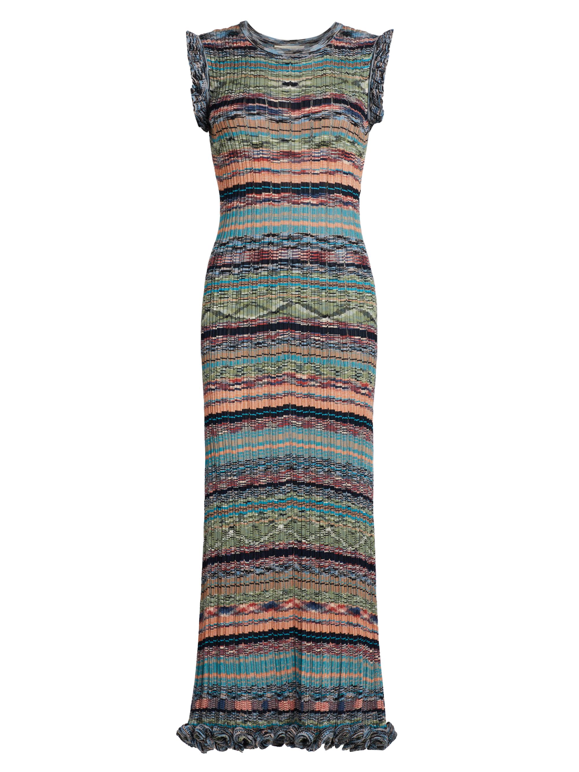 Ulla Johnson Women's Ajak Space-Dyed Knit Maxi-Dress - Azurite