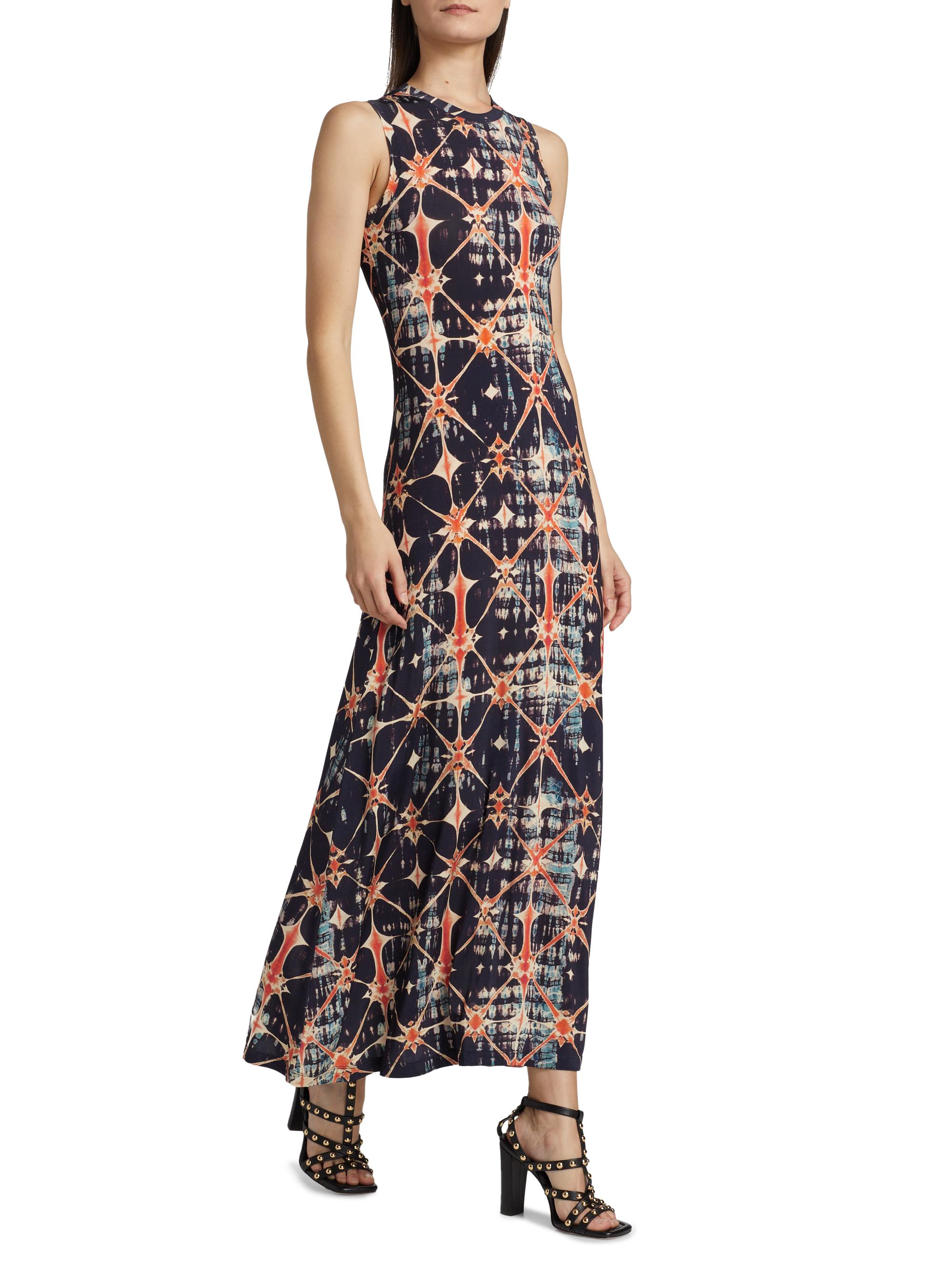 Ulla Johnson Orla Printed Jersey Midi-Dress | Saks Fifth Avenue