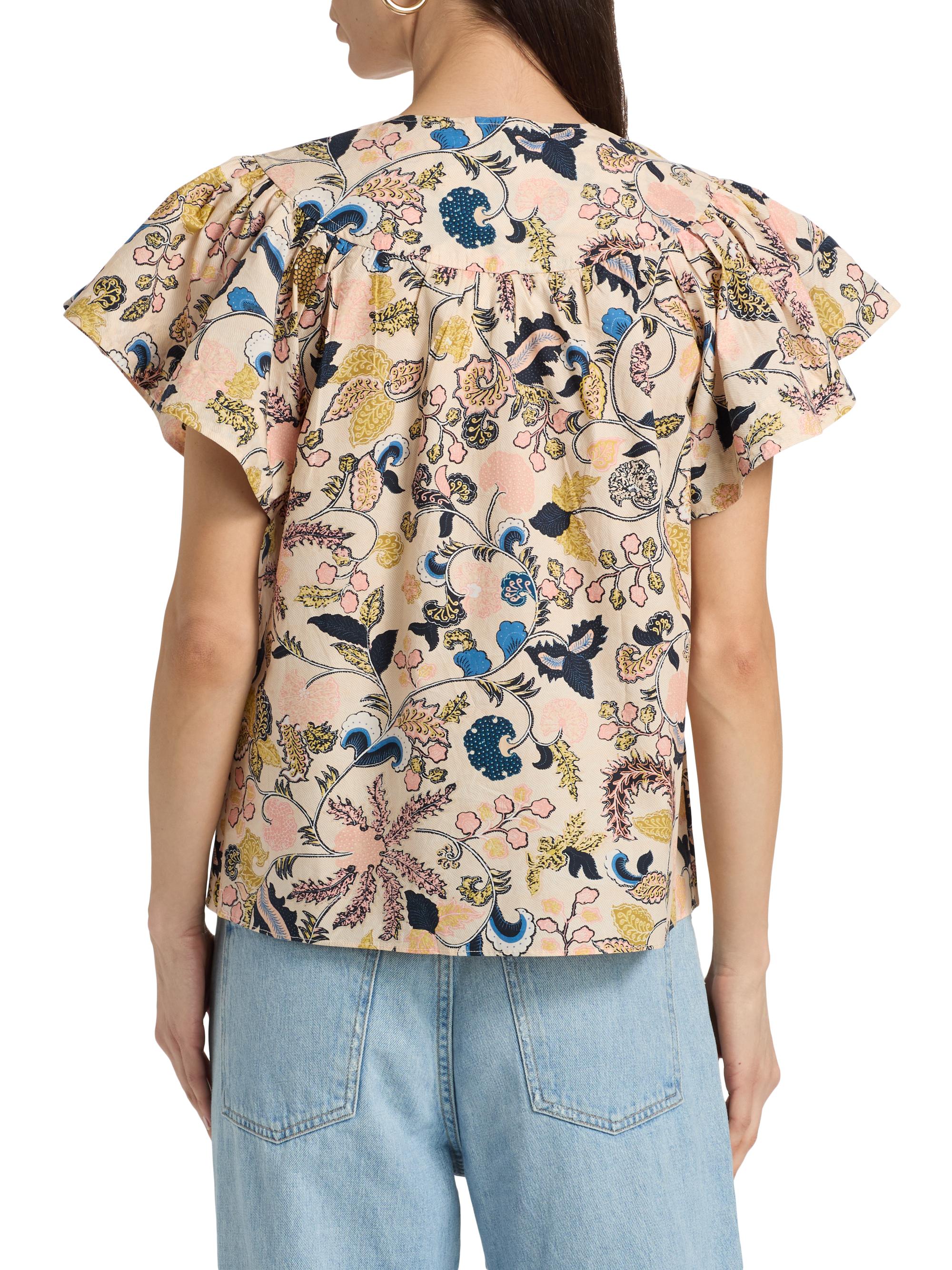 Ulla Johnson Perline Flutter Sleeve Blouse main image 0