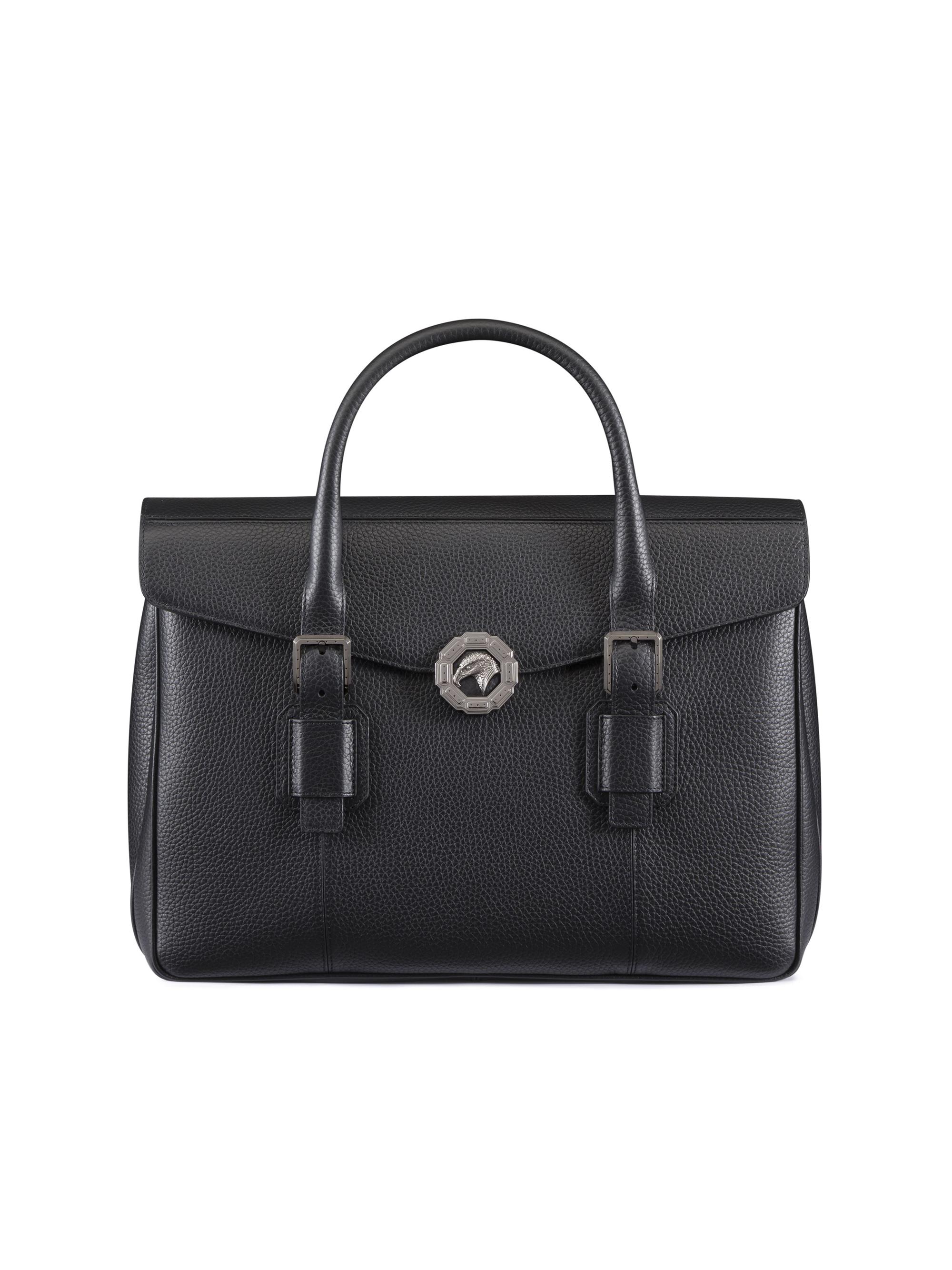 Stefano Ricci Men's Calfskin Briefcase - Black