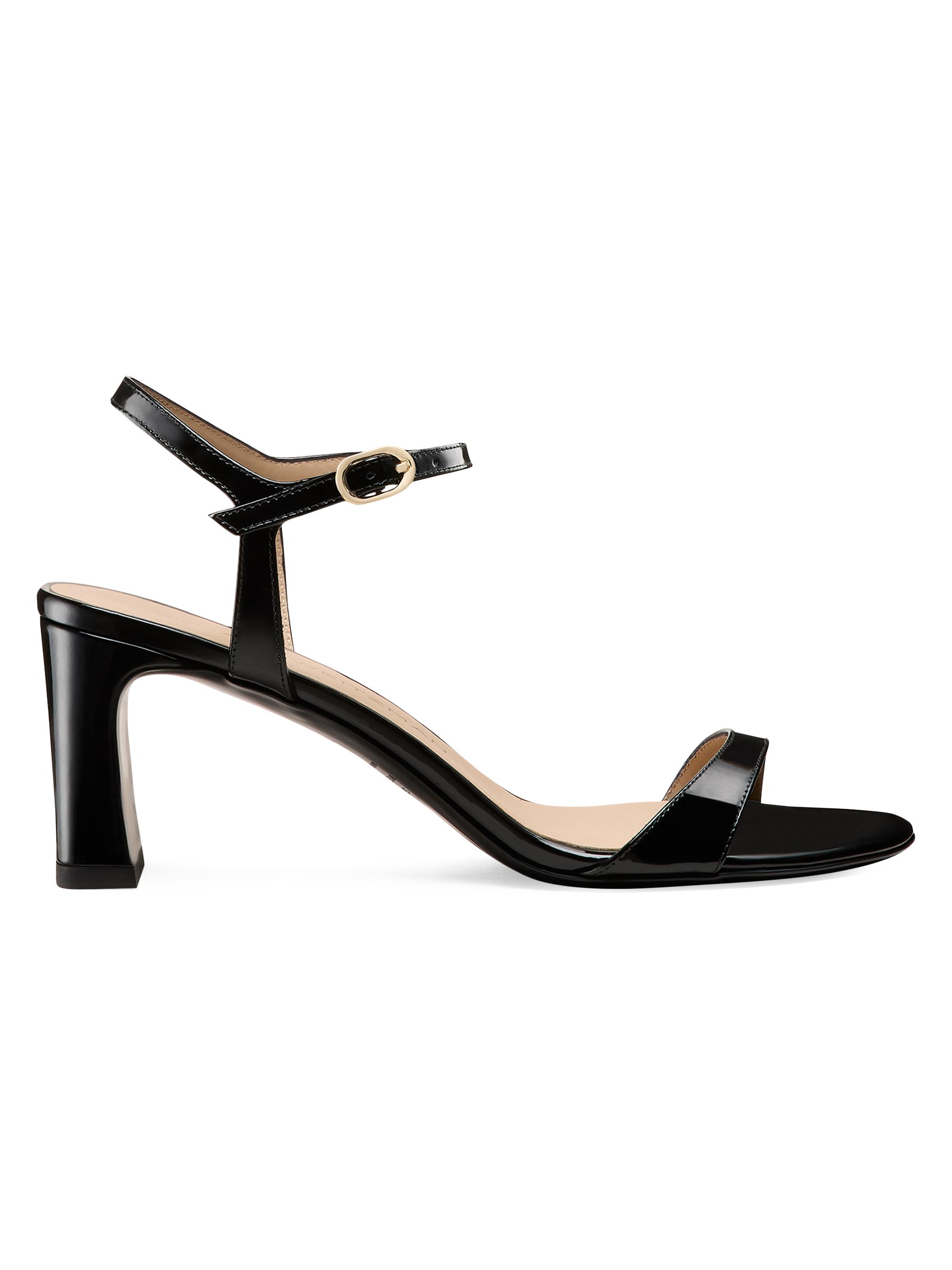 Stuart Weitzman Nudist Felicity 75MM Block-Heel Sandals | Saks