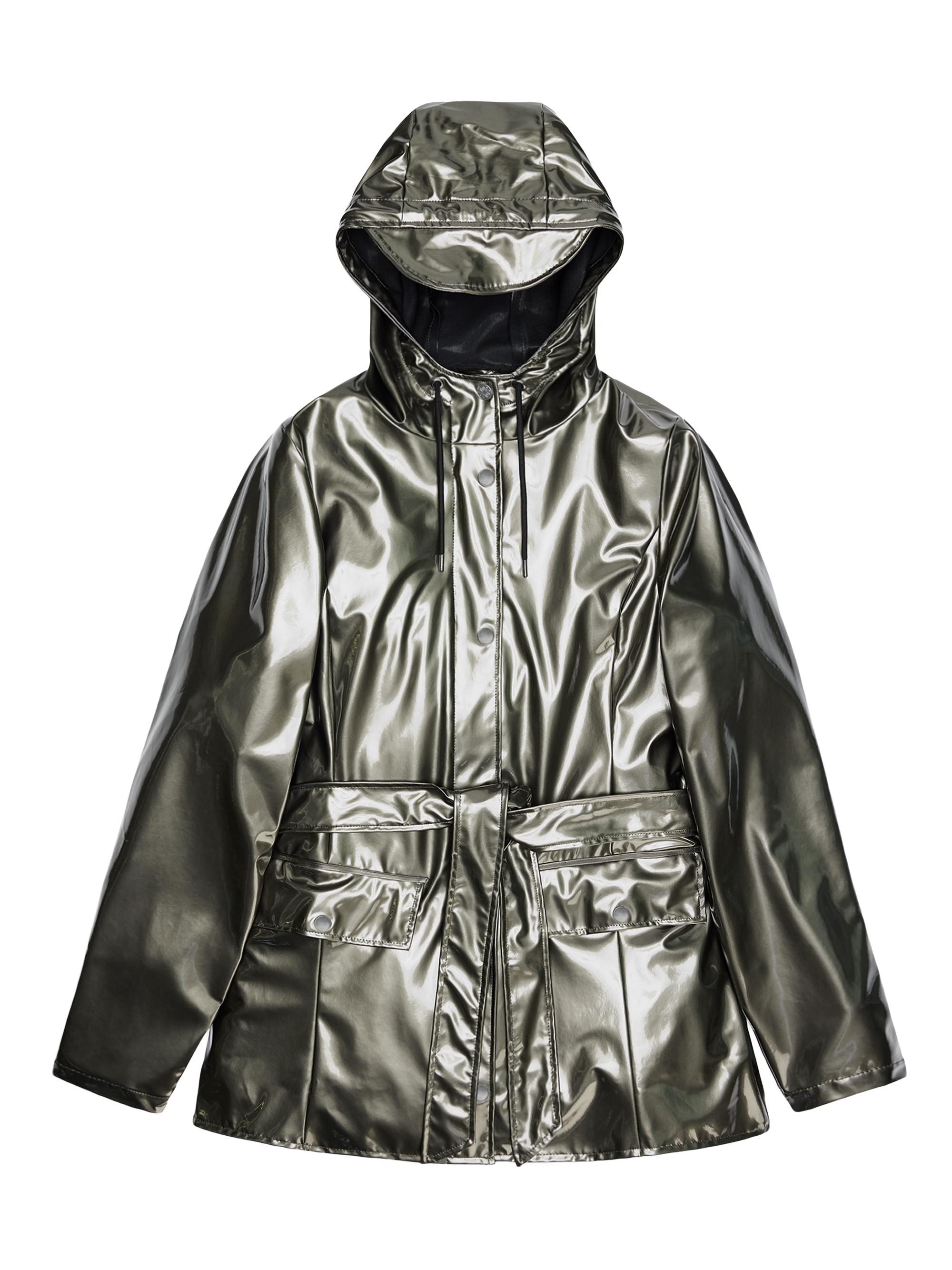 Rains Women's Curve Hooded Jacket - Raven