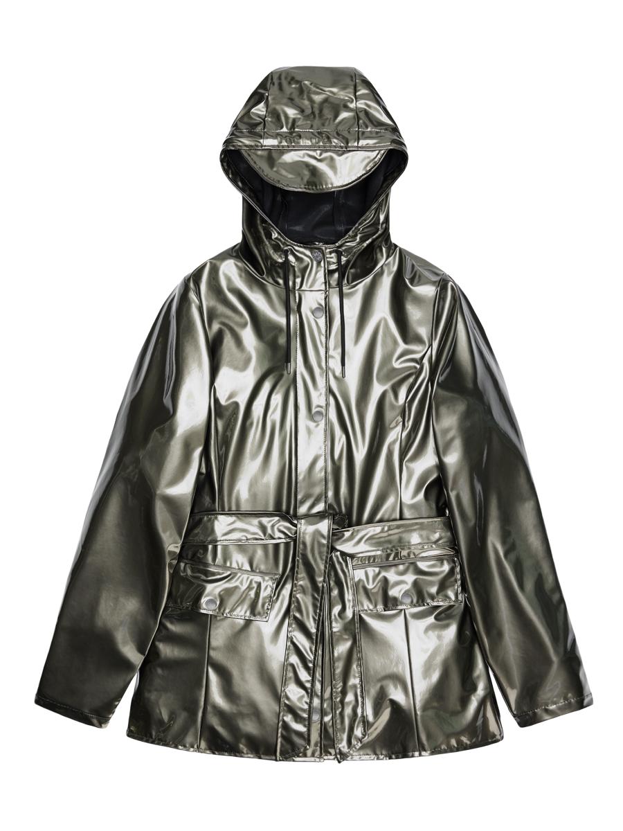 Rains Women's Curve Hooded Jacket In Black