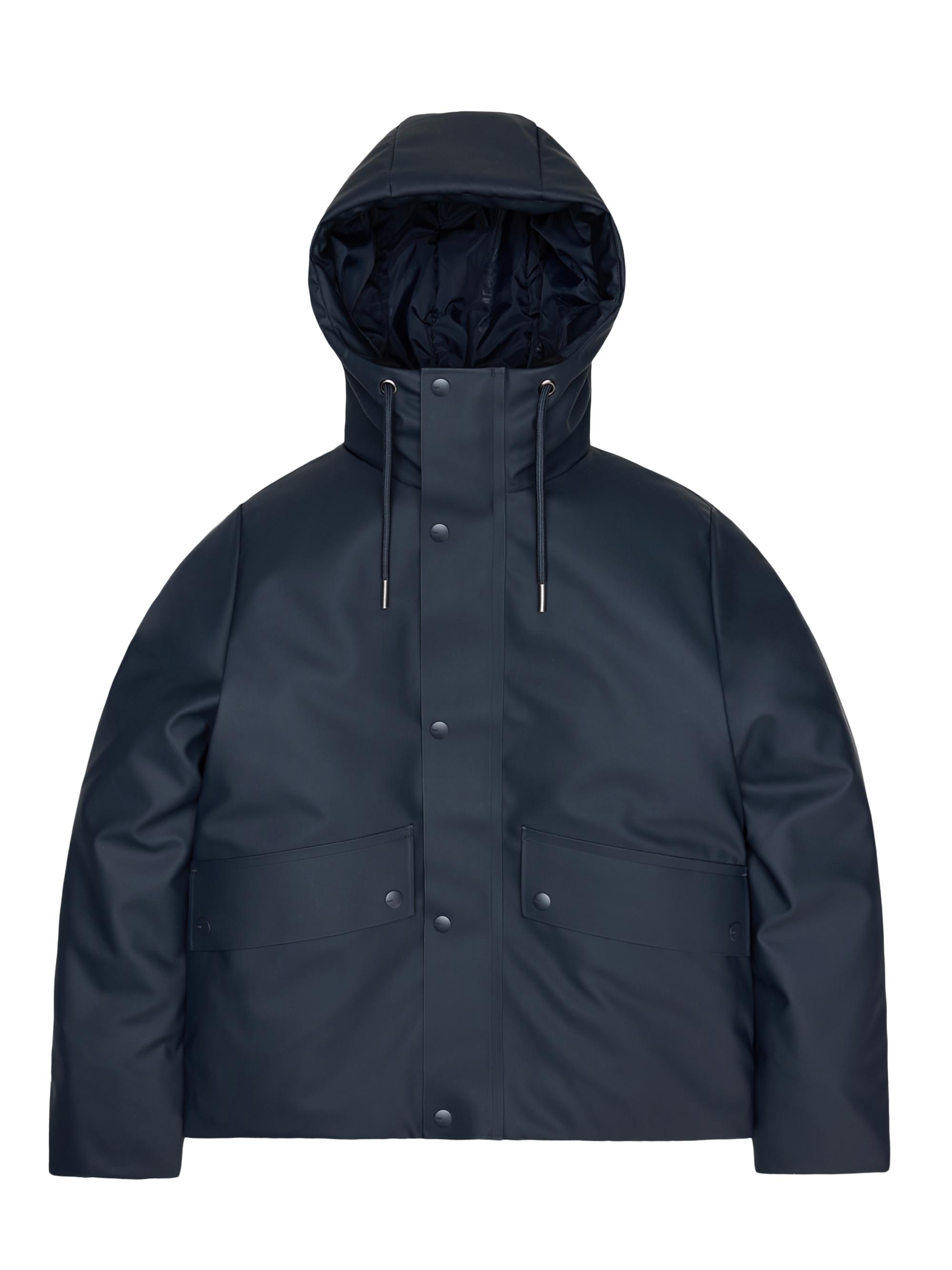 Rains Women's Nome Water-Resistant Short Parka - Navy