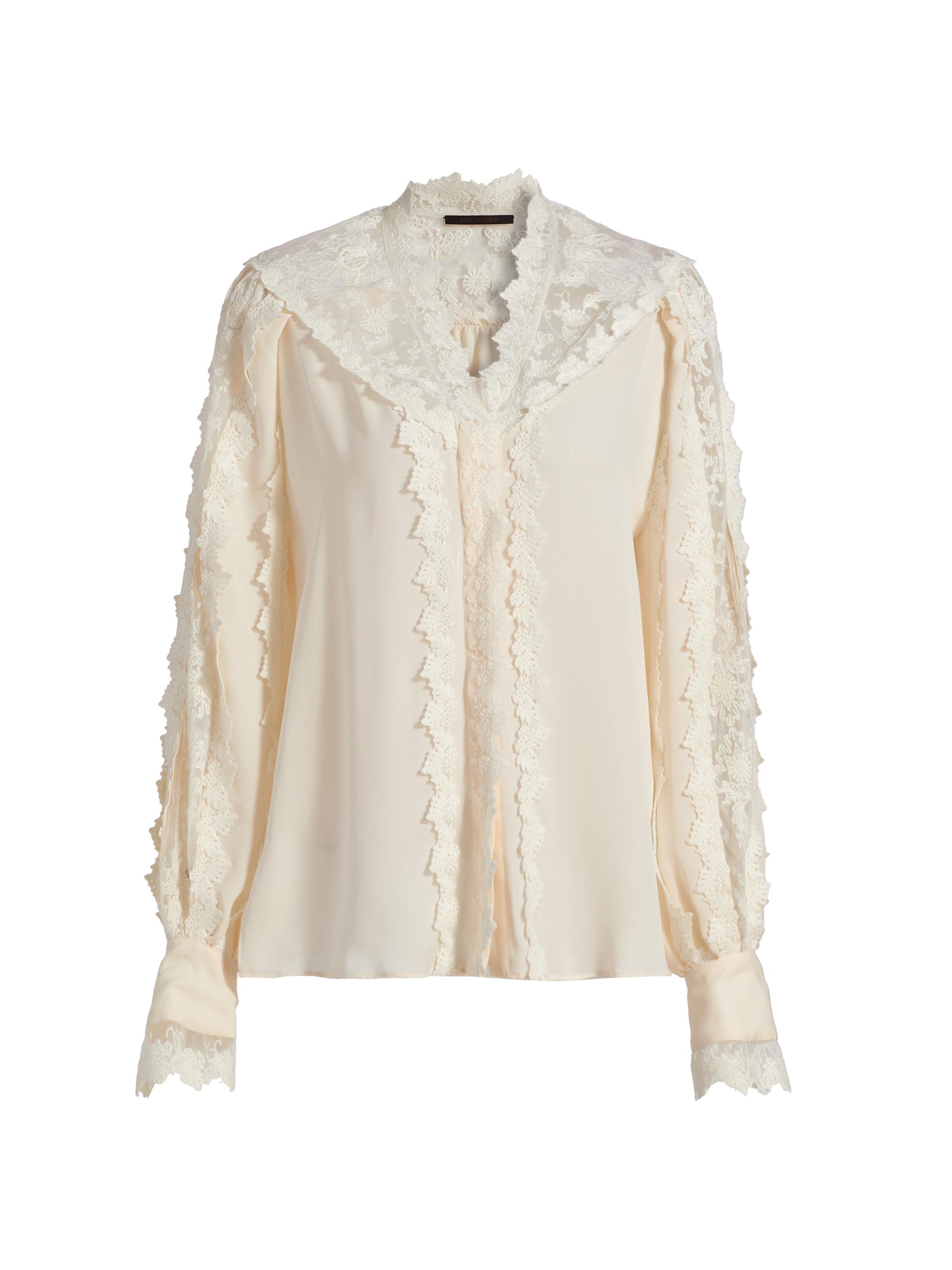 Kobi Halperin Women's Miguel Silk Lace-Embroidered Blouse -