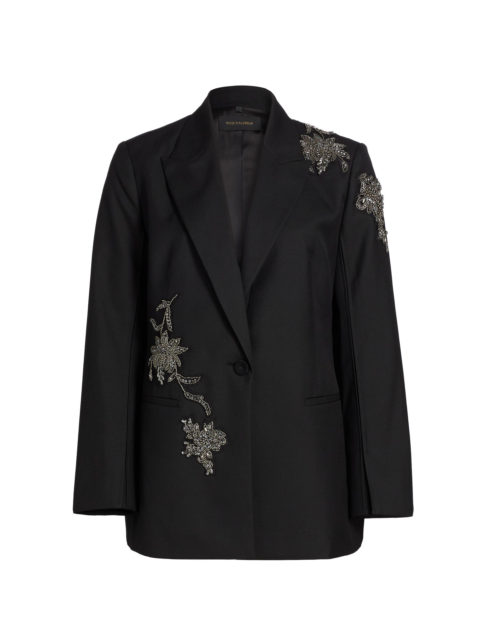 Kobi Halperin Keira Embellished Denim Blazer | Saks Fifth Avenue