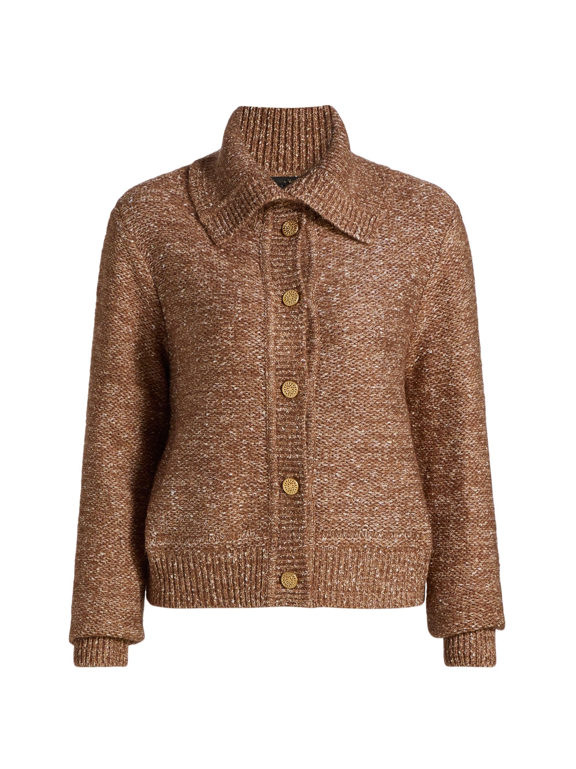 Mother The Boxy Colorblocked Graphic Cardigan | Saks Fifth Avenue