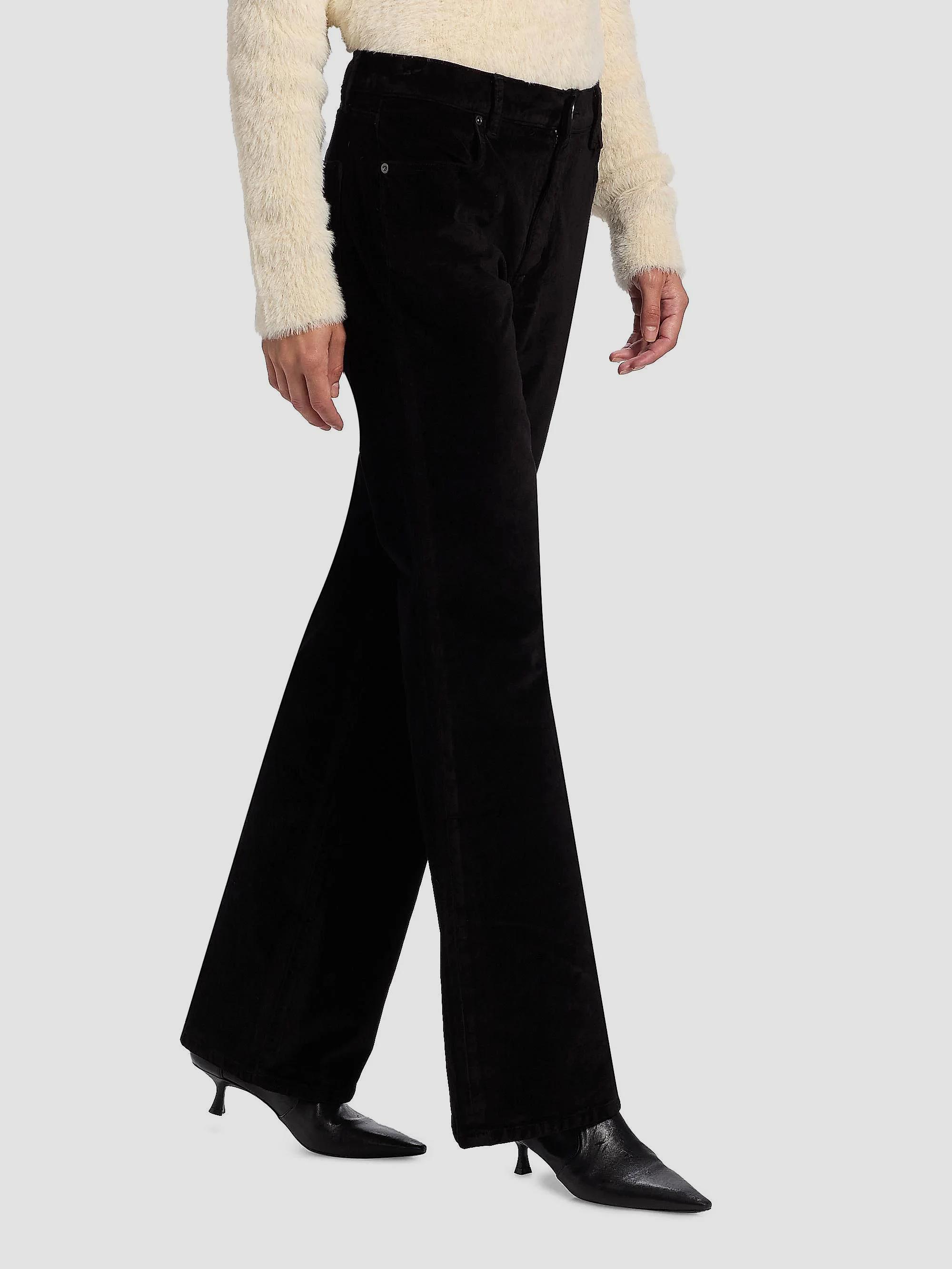 Kobi Halperin Ruby Stretch-Velvet Pants | Saks Fifth Avenue