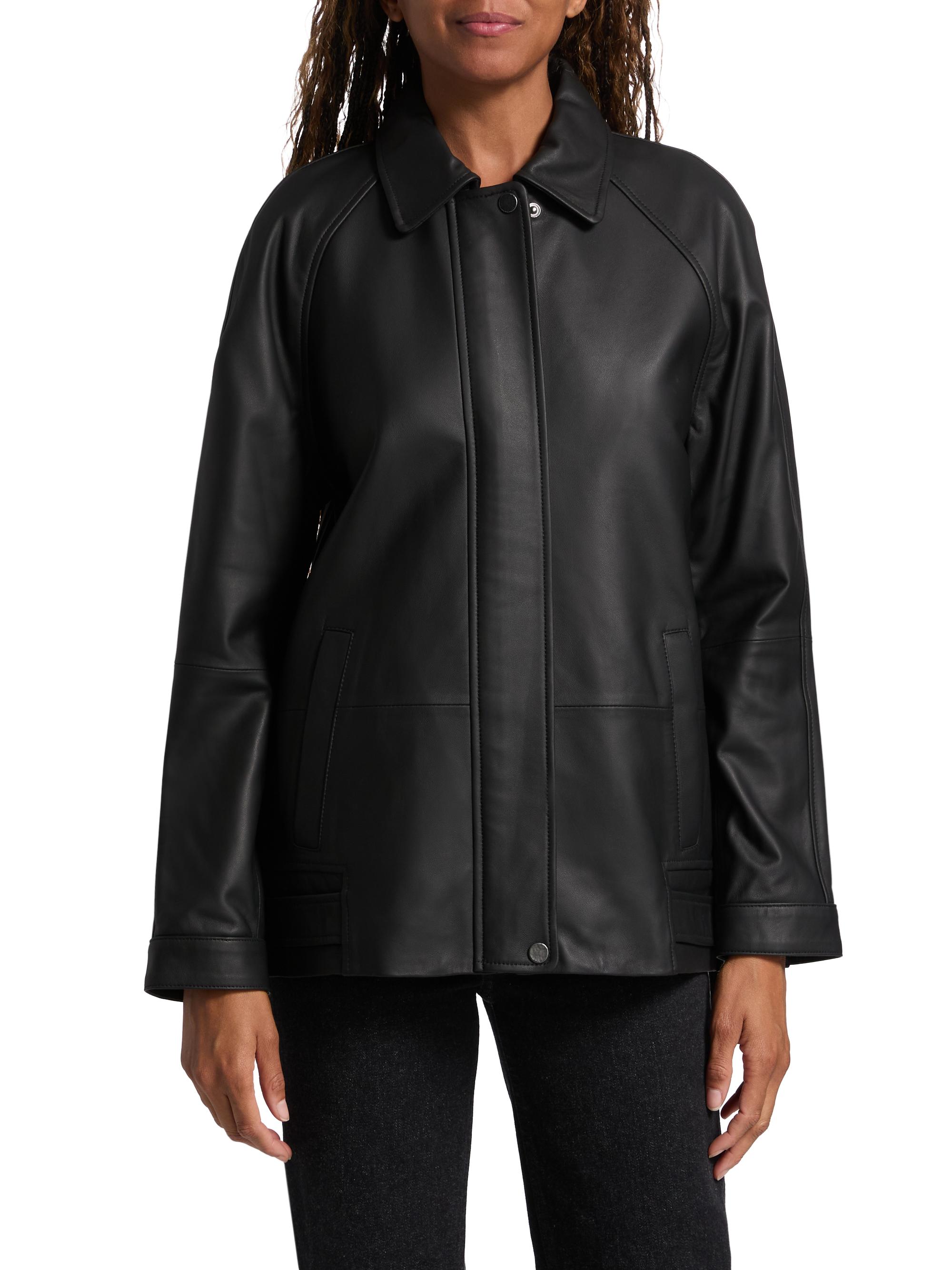 Kobi Halperin Drake Fringe Back Leather Jacket | Saks Fifth Avenue