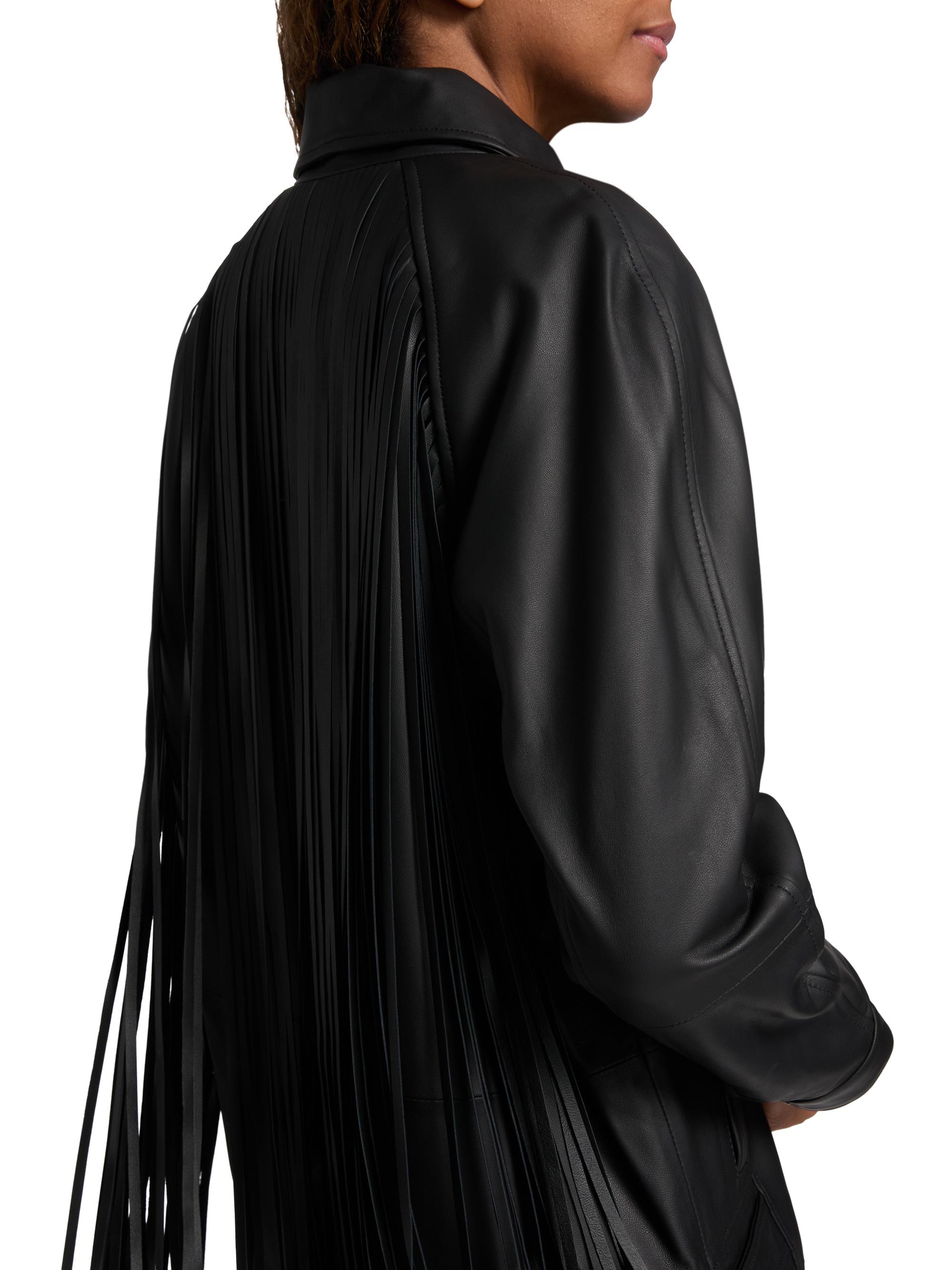 Kobi Halperin Drake Fringe Back Leather Jacket | Saks Fifth Avenue