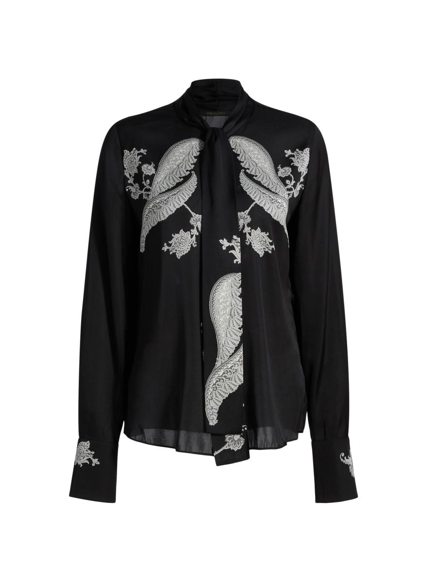 Kobi Halperin Cynthia Stretch-Silk Blouse | Saks Fifth Avenue