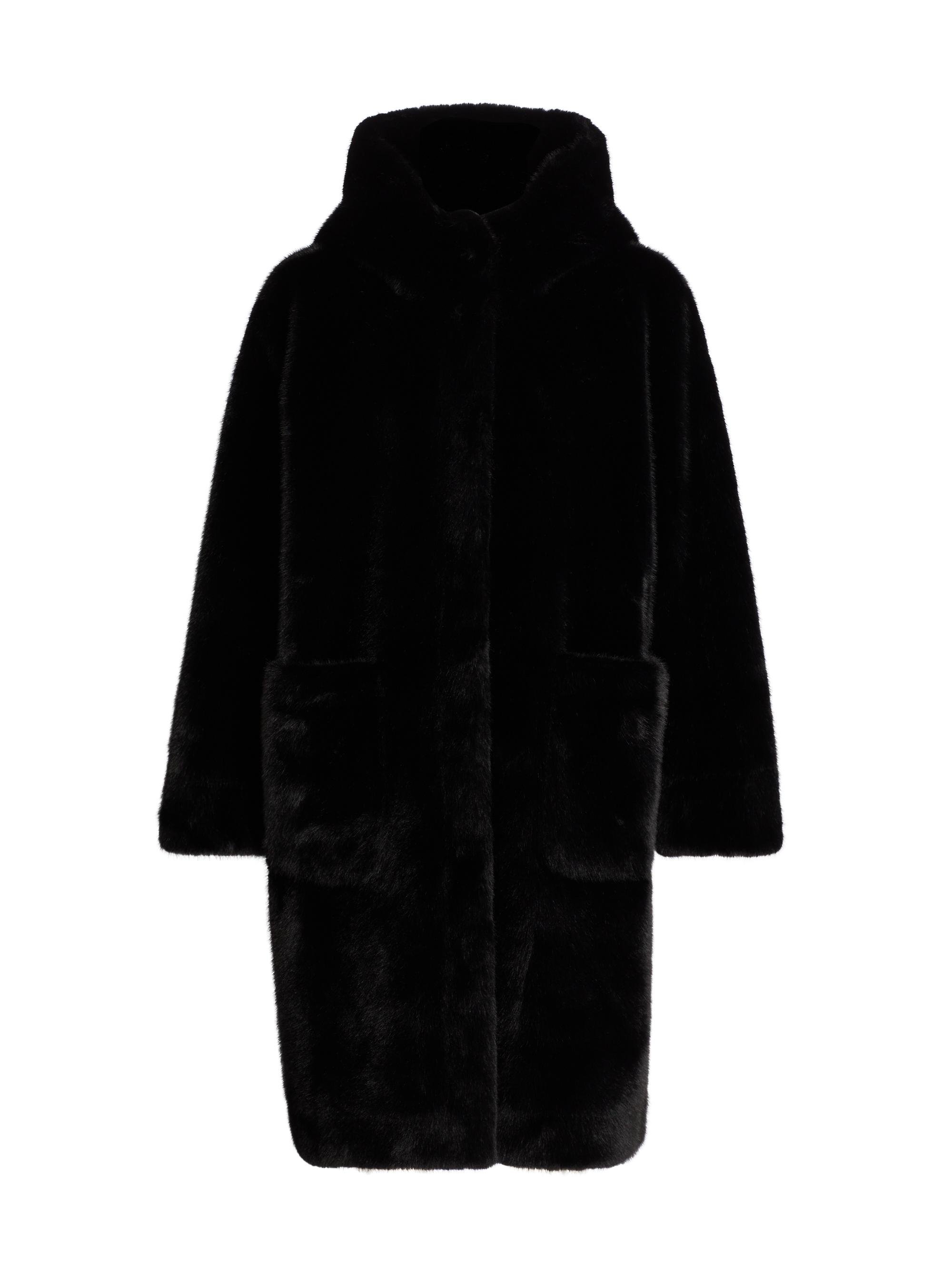 Mercer Collective Mink Stripe Faux-Fur Coat | Saks Fifth Avenue