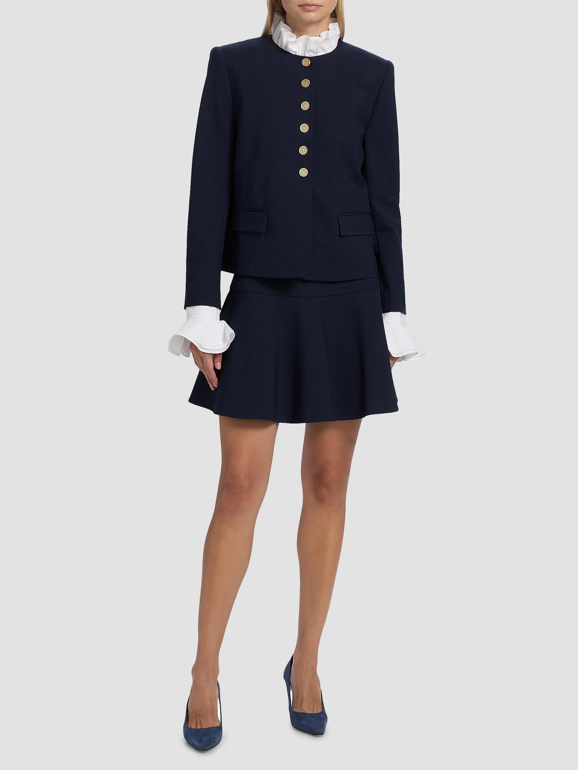 Kobi Halperin Kiernan Wool-Blend Miniskirt | Saks Fifth Avenue