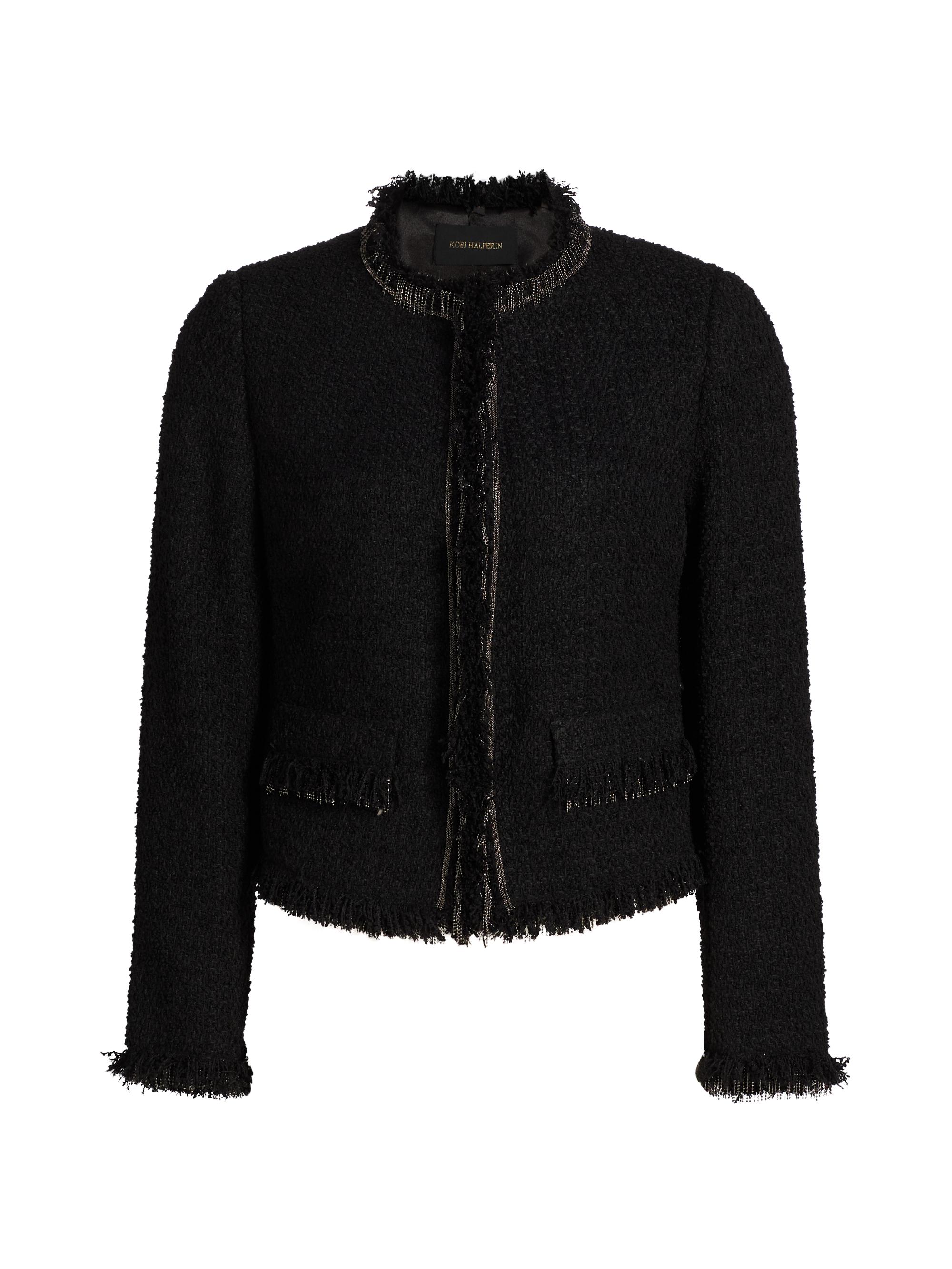 Kobi Halperin Women's Lando Tweed Jacket - Black