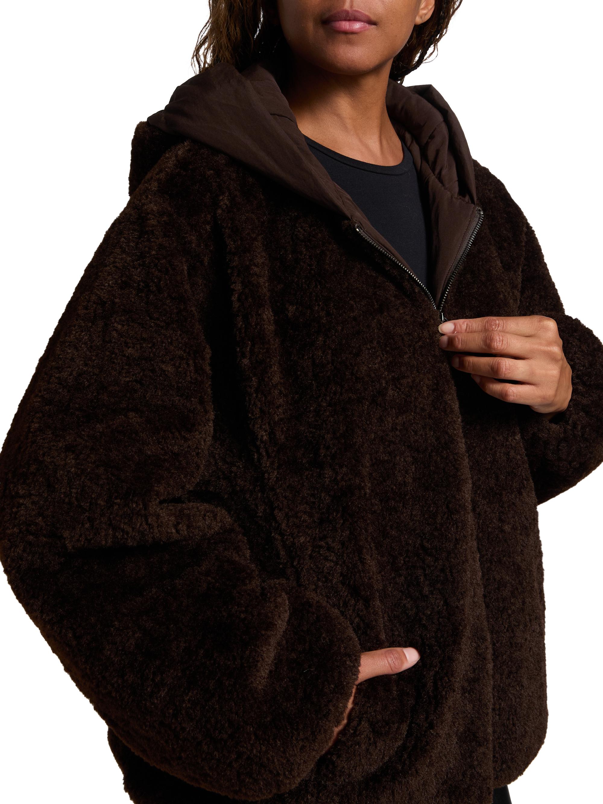 Kobi Halperin Ilyssa Hooded Faux Shearling Jacket | Saks Fifth Avenue