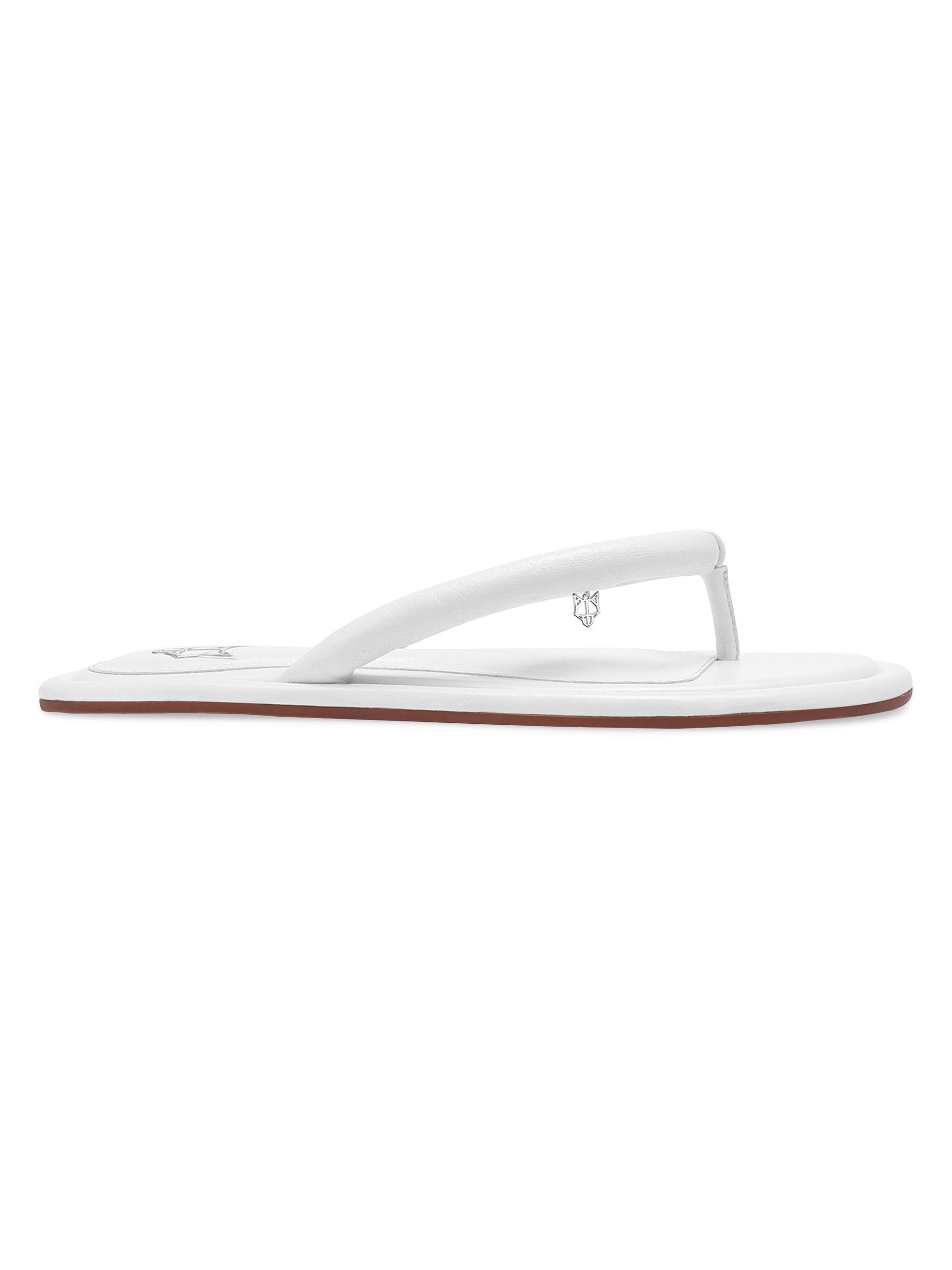 Naked Wolfe Women's Grenada Leather Sandals - White Leather