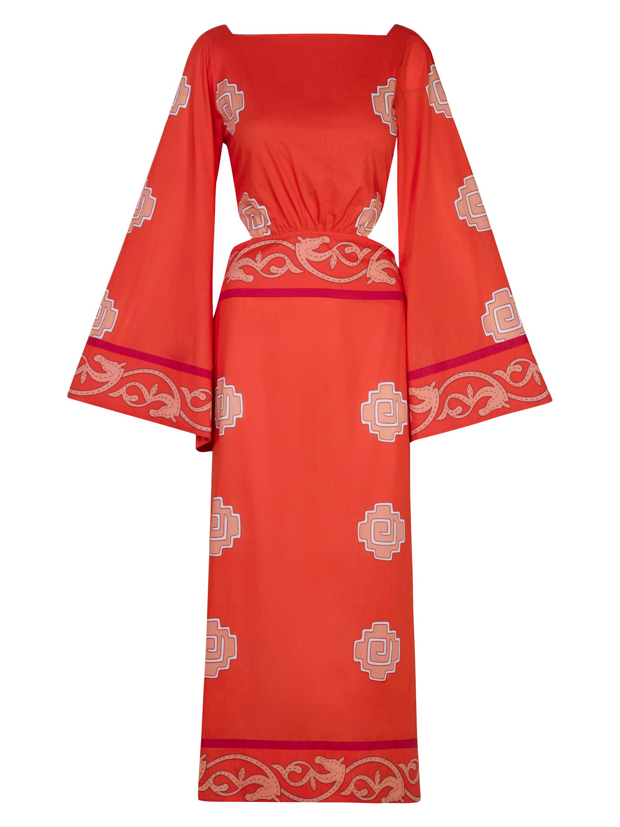 Underwater Sanctuary Ankle Dress