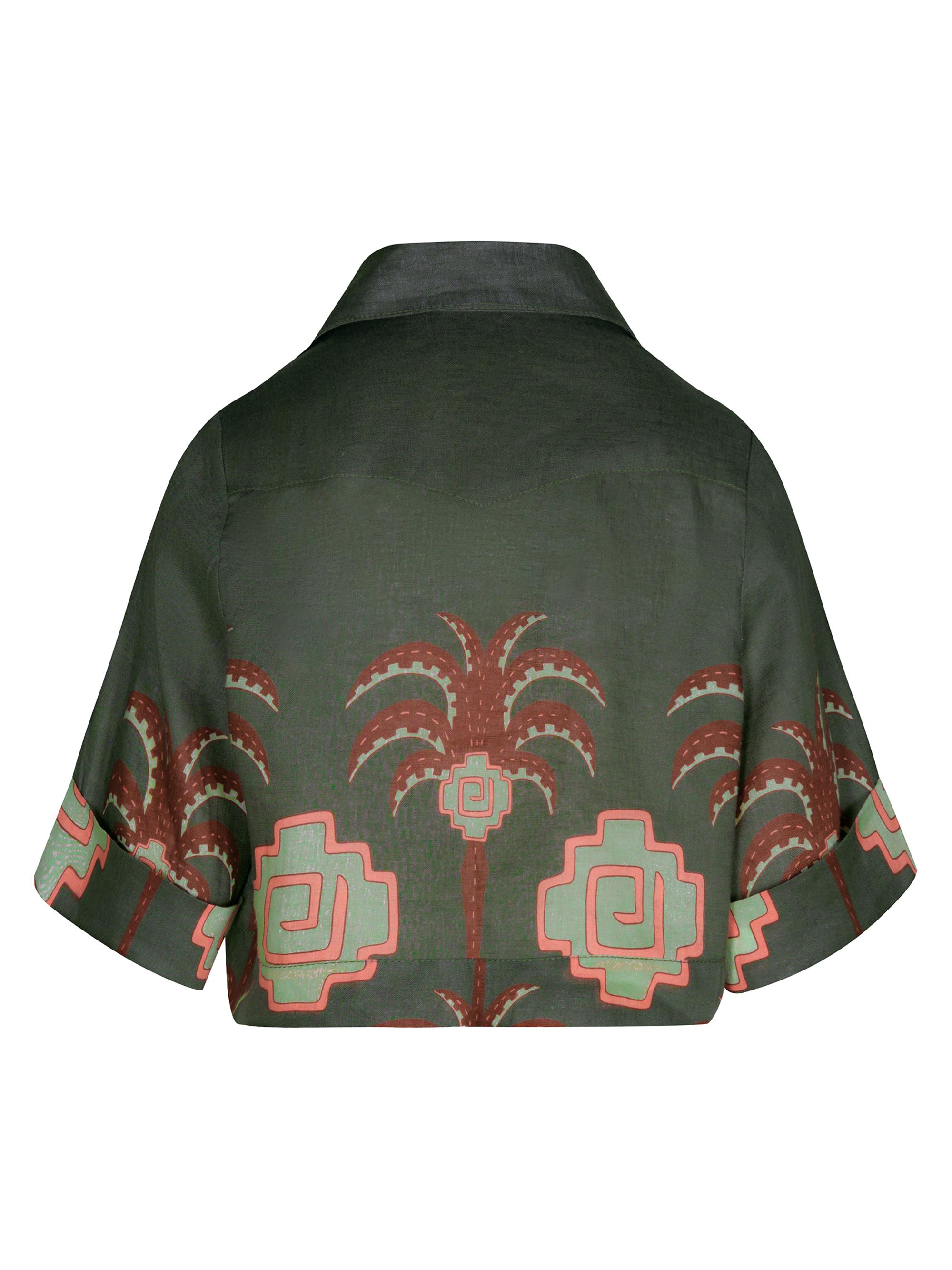 トップス archive bajra layered cross tops mode Johanna Ortiz Cumbi Crop Shirt | Saks Fifth Avenue