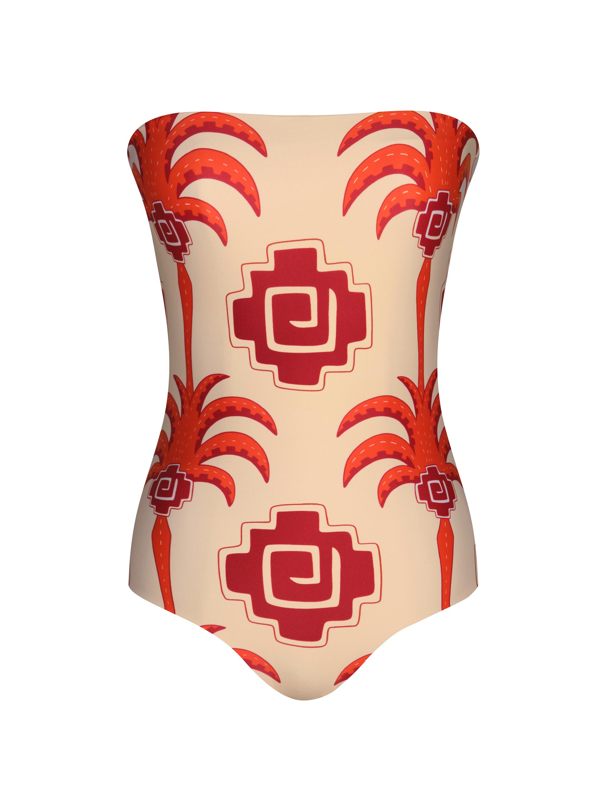 Alta Mar Strapless One-Piece Swimsuit