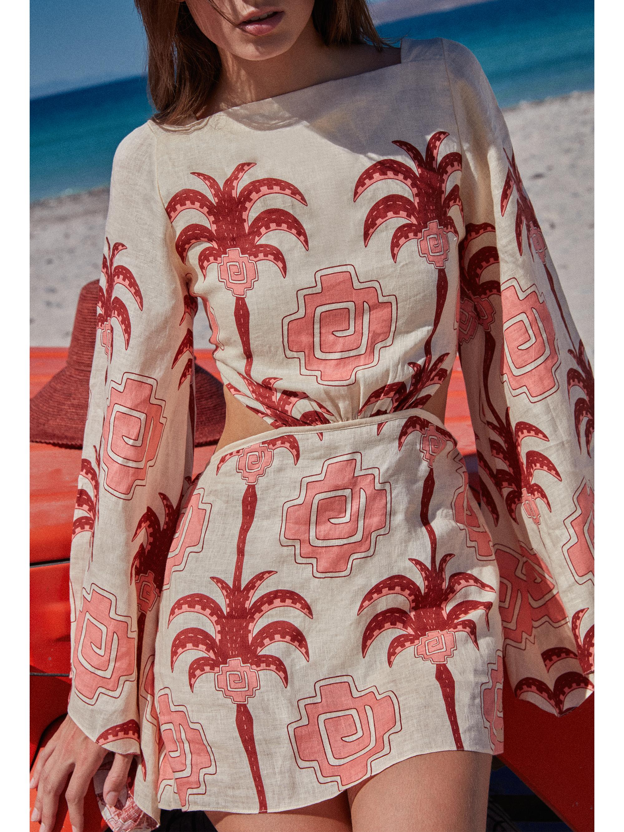 Johanna Ortiz Wave After Wave Minidress | Saks Fifth Avenue