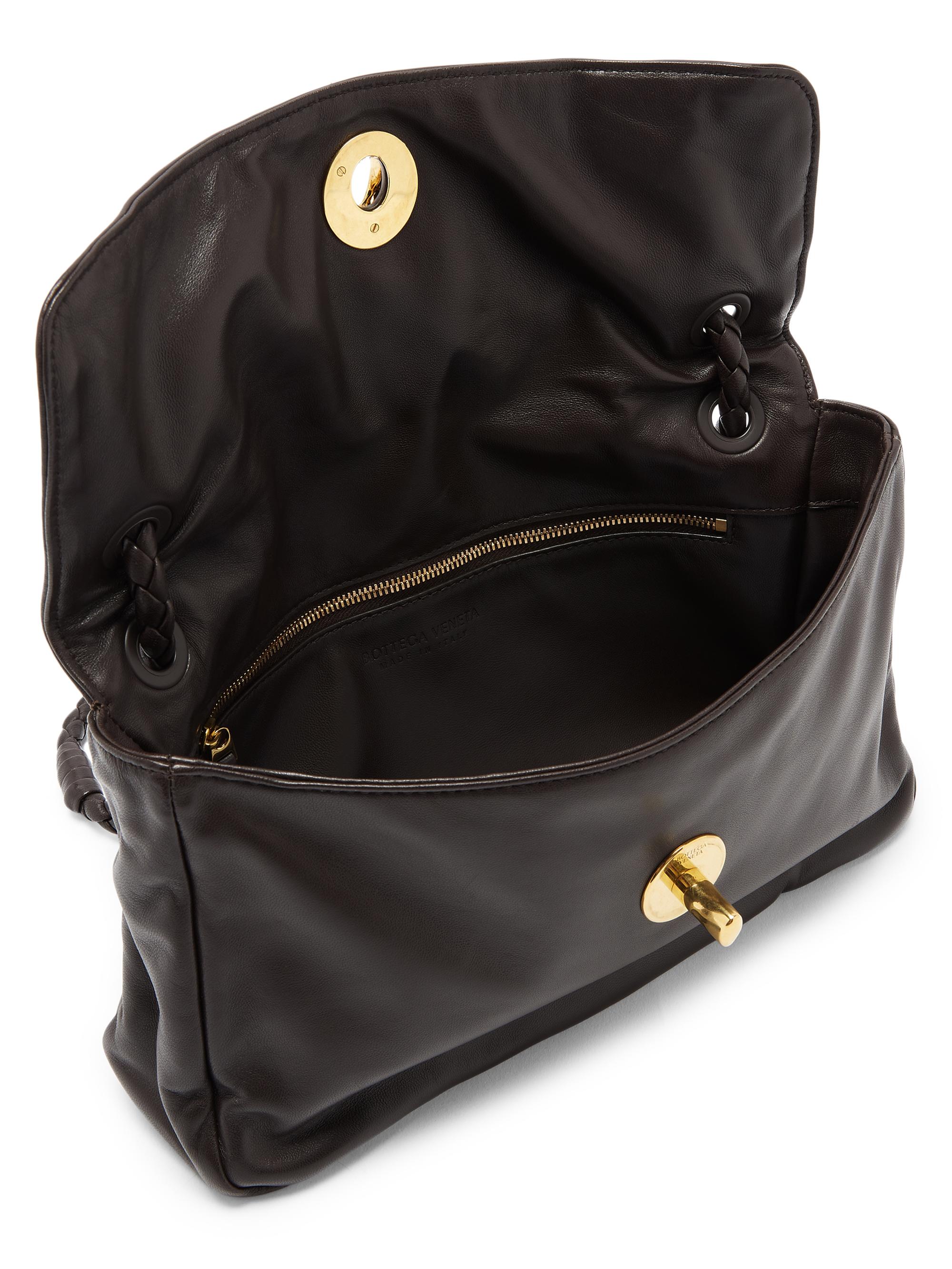 Bottega Veneta Soft Lock Leather Shoulder Bag | Saks Fifth Avenue