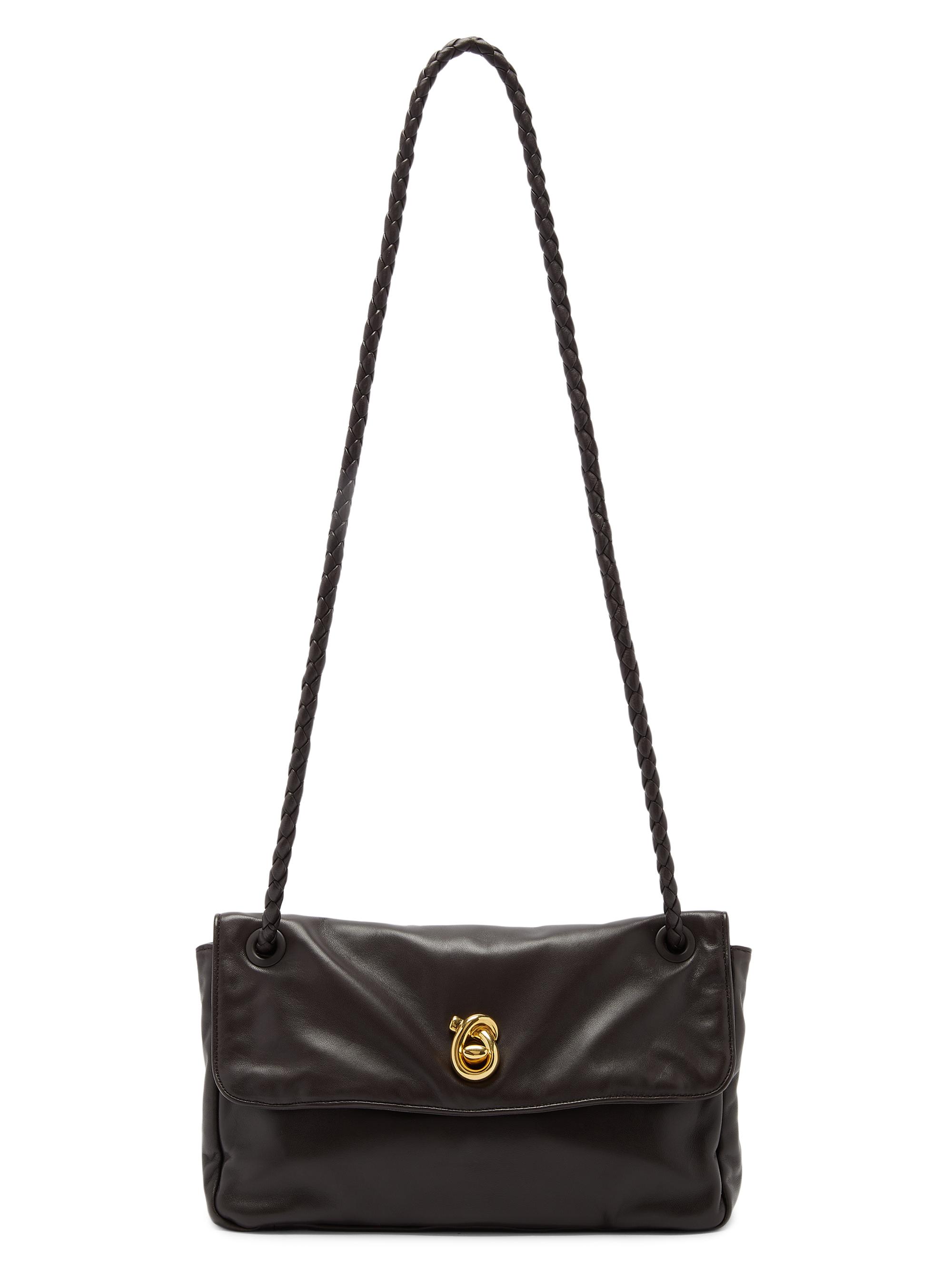 Bottega Veneta Soft Lock Leather Shoulder Bag | Saks Fifth Avenue