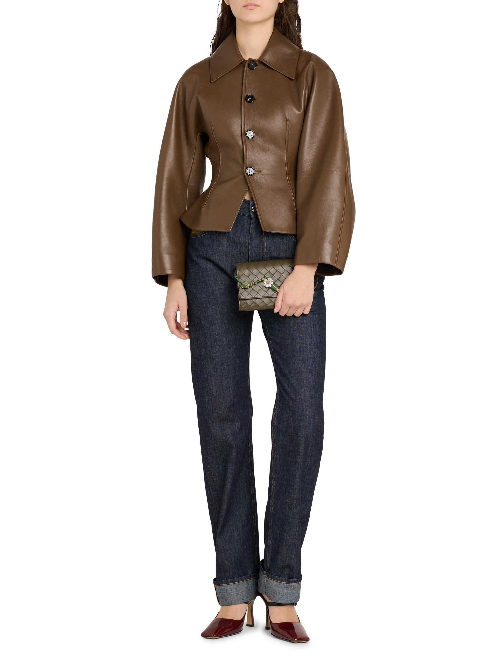 Bottega Veneta Daisy Intrecciato Leather Pouch | Saks Fifth Avenue