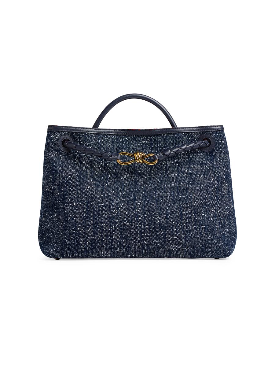 Bottega Veneta Women's Medium Andiamo Denim Tote Bag In Multi