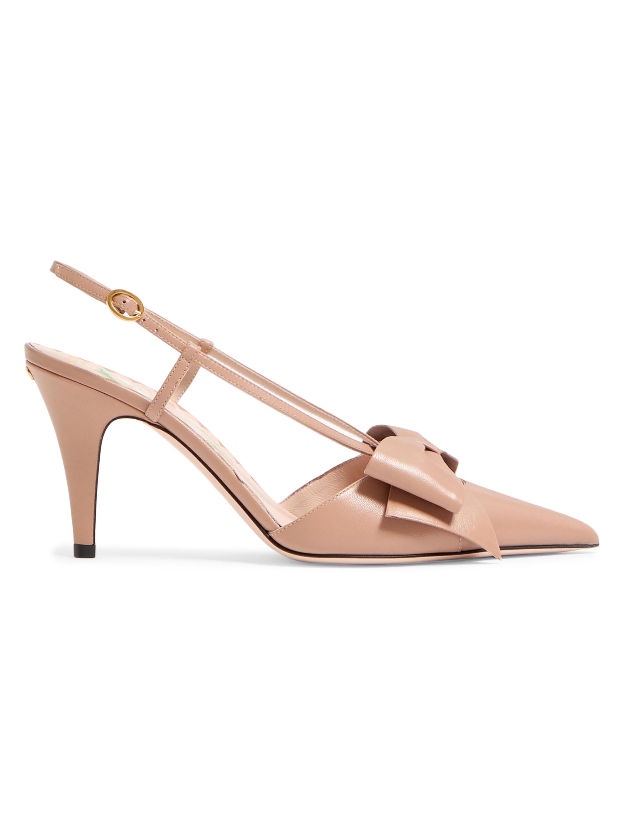 Valentino Garavani VLogo Signature Slingback Pumps 80MM | Saks