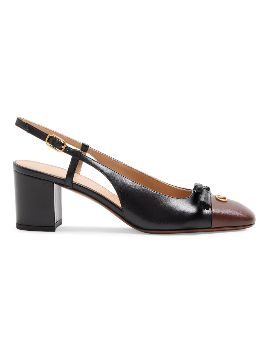 Valentino Garavani Valet Du Roi 60MM Kidskin Slingback Pumps
