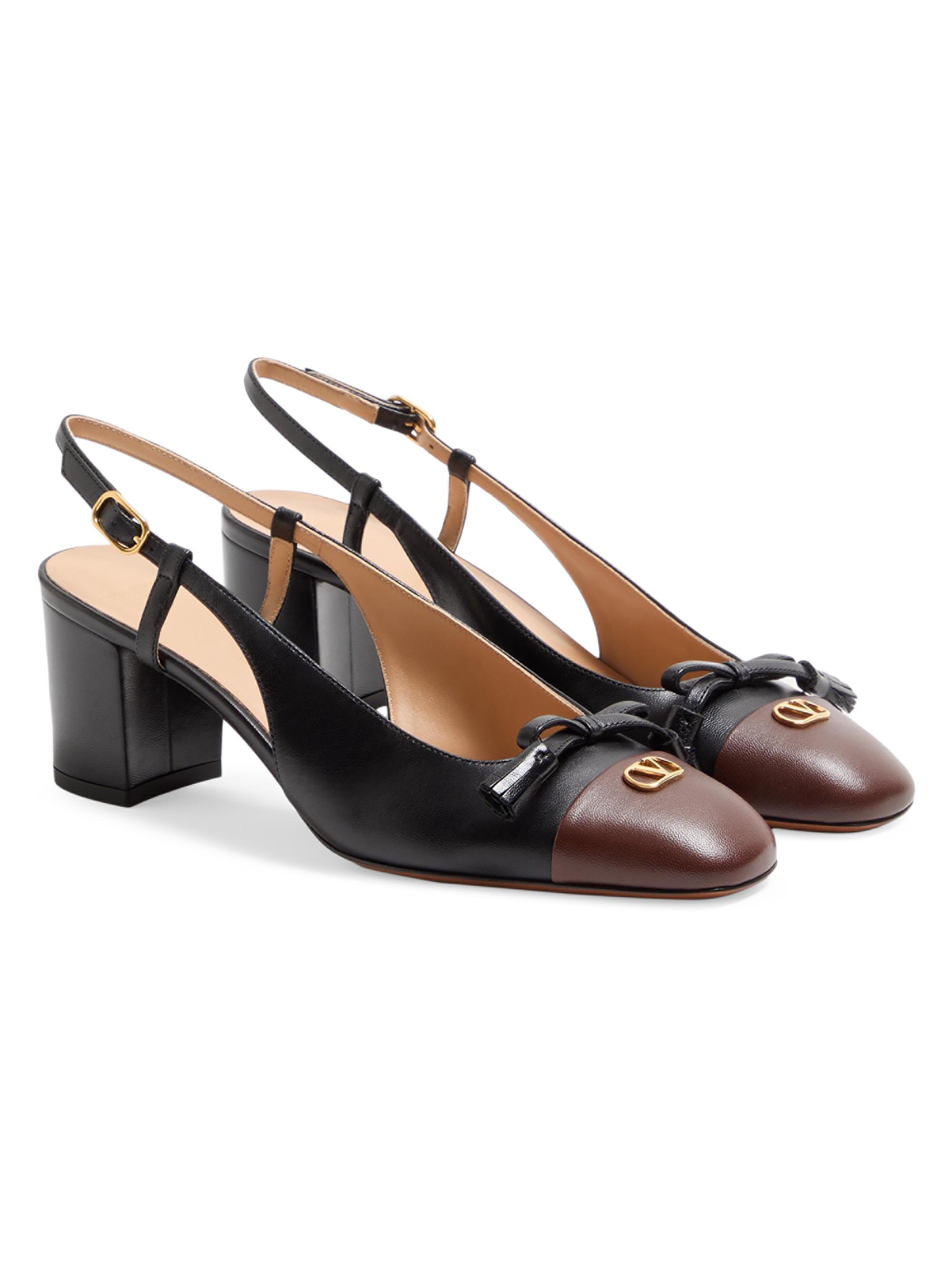 Valentino Garavani Valet Du Roi 60MM Kidskin Slingback Pumps