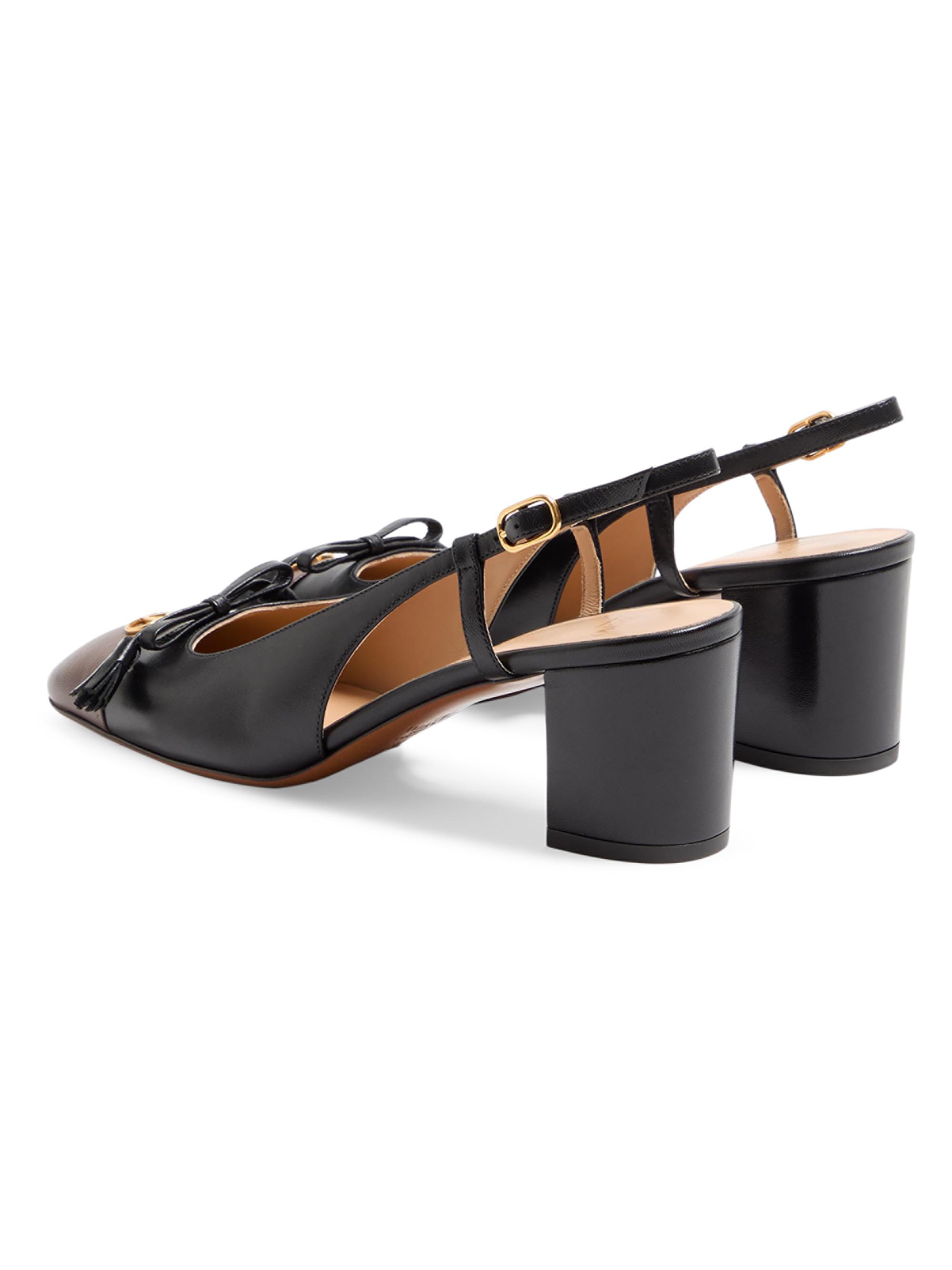Valentino Garavani Valet Du Roi 60MM Kidskin Slingback Pumps