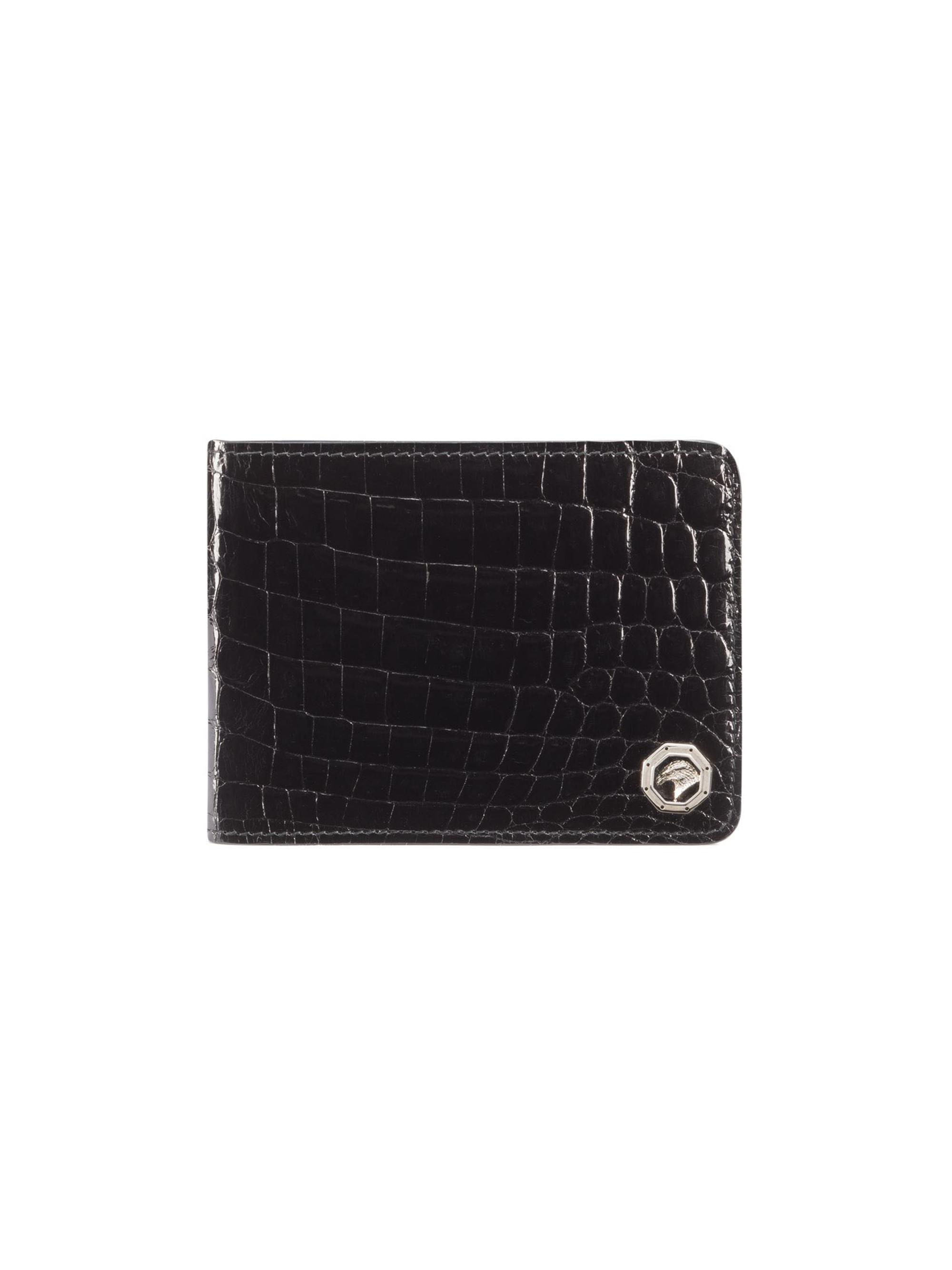 Stefano Ricci Men's Handmade Bifold Wallet - Black