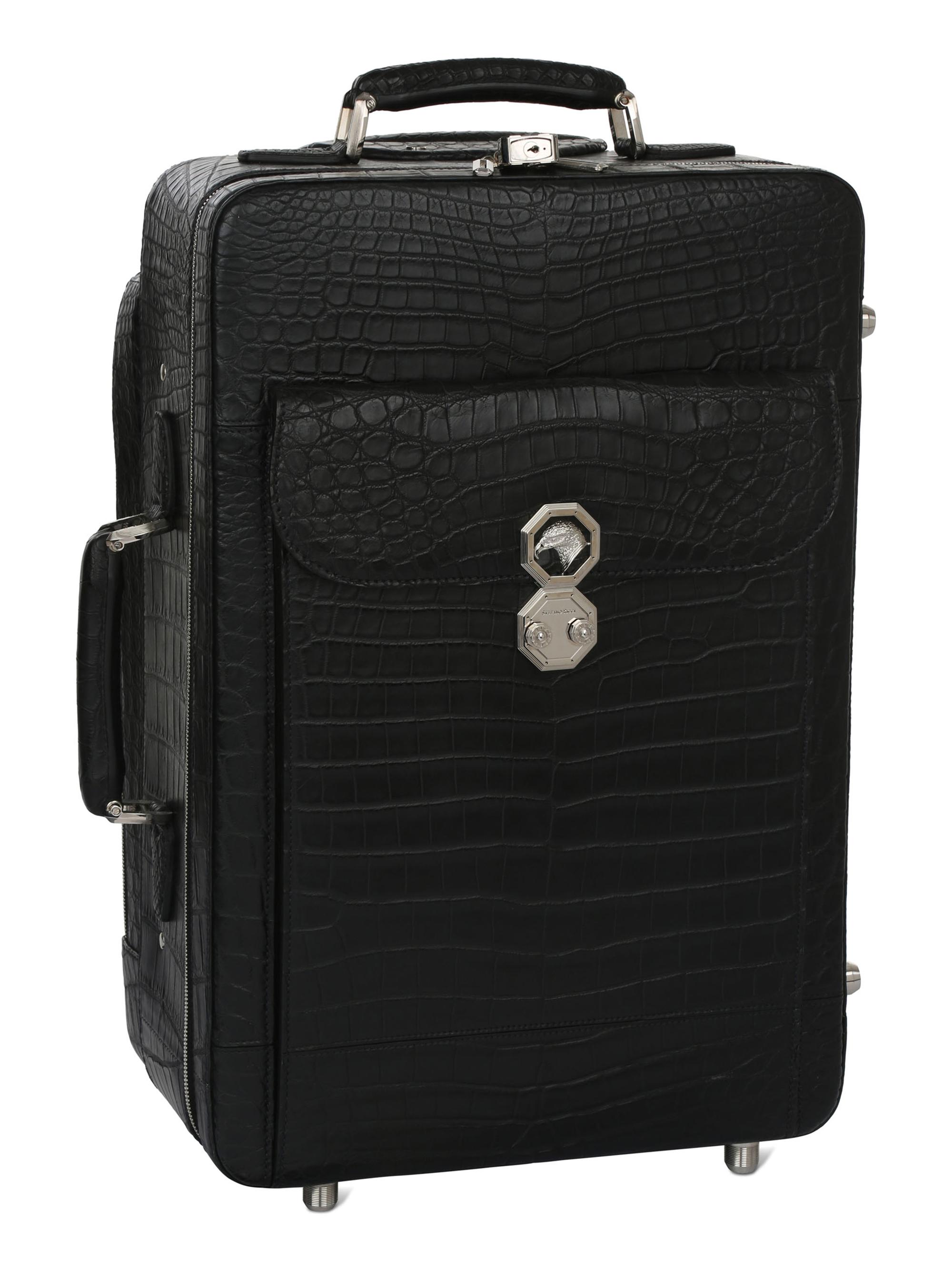 Stefano Ricci Rare Matted Crocodile Trolley Bag Saks Fifth Avenue