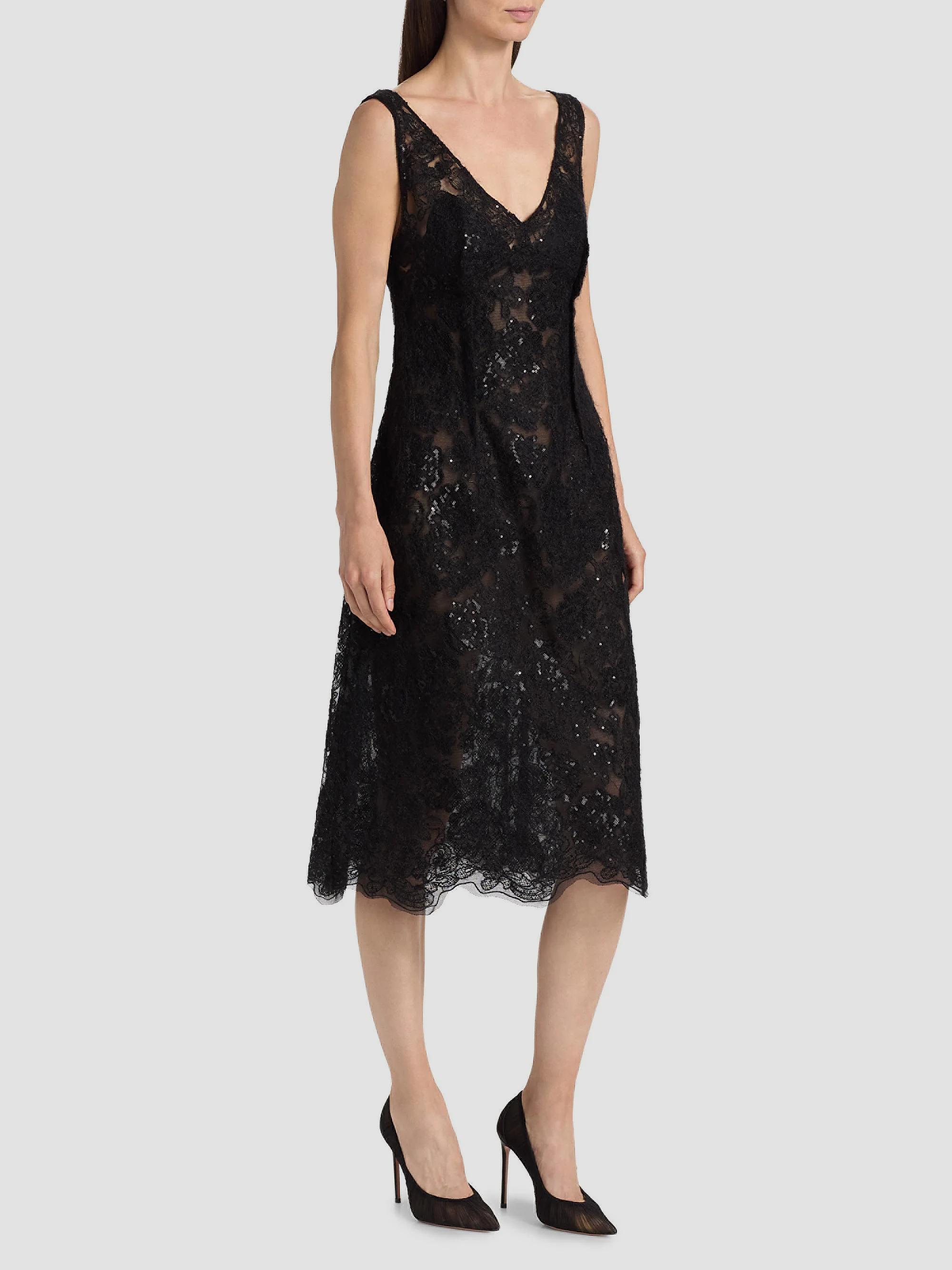 SIMKHAI Delphine Embellished Lace Cocktail Dress | Saks Fifth Avenue