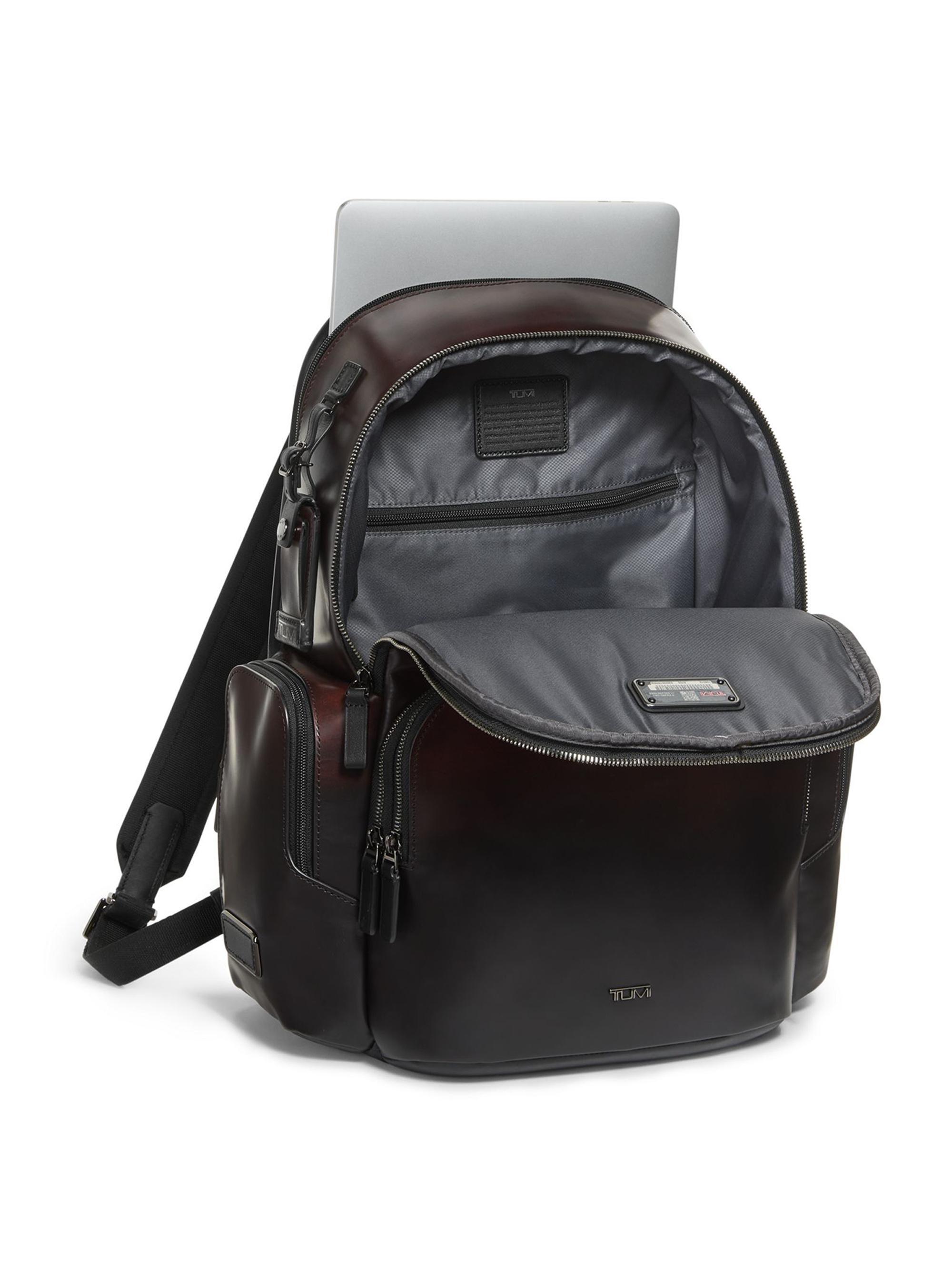 TUMI Harrison Hadden Leather Backpack | Saks Fifth Avenue
