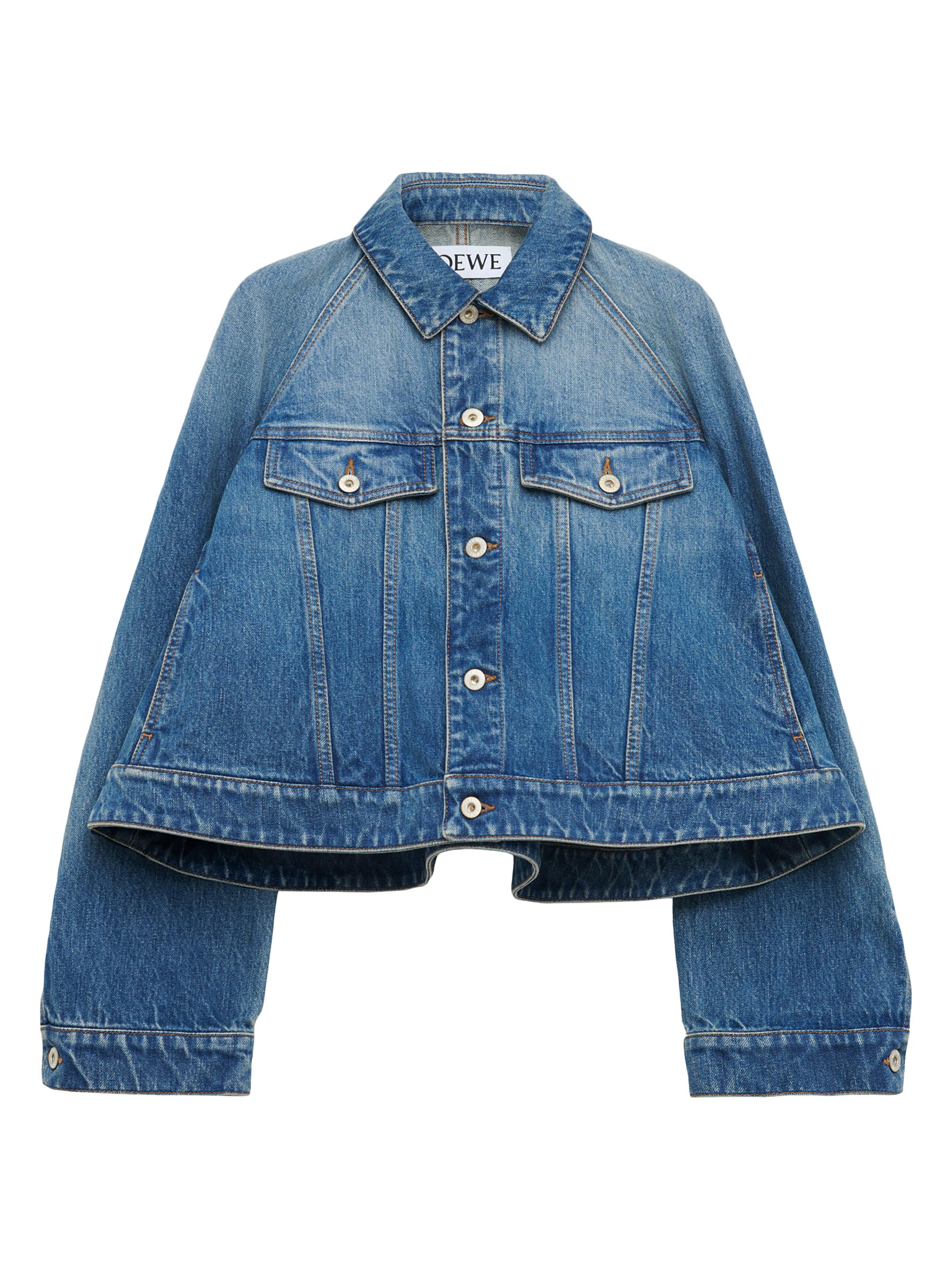 Balenciaga Deconstructed Denim Jacket | Saks Fifth Avenue