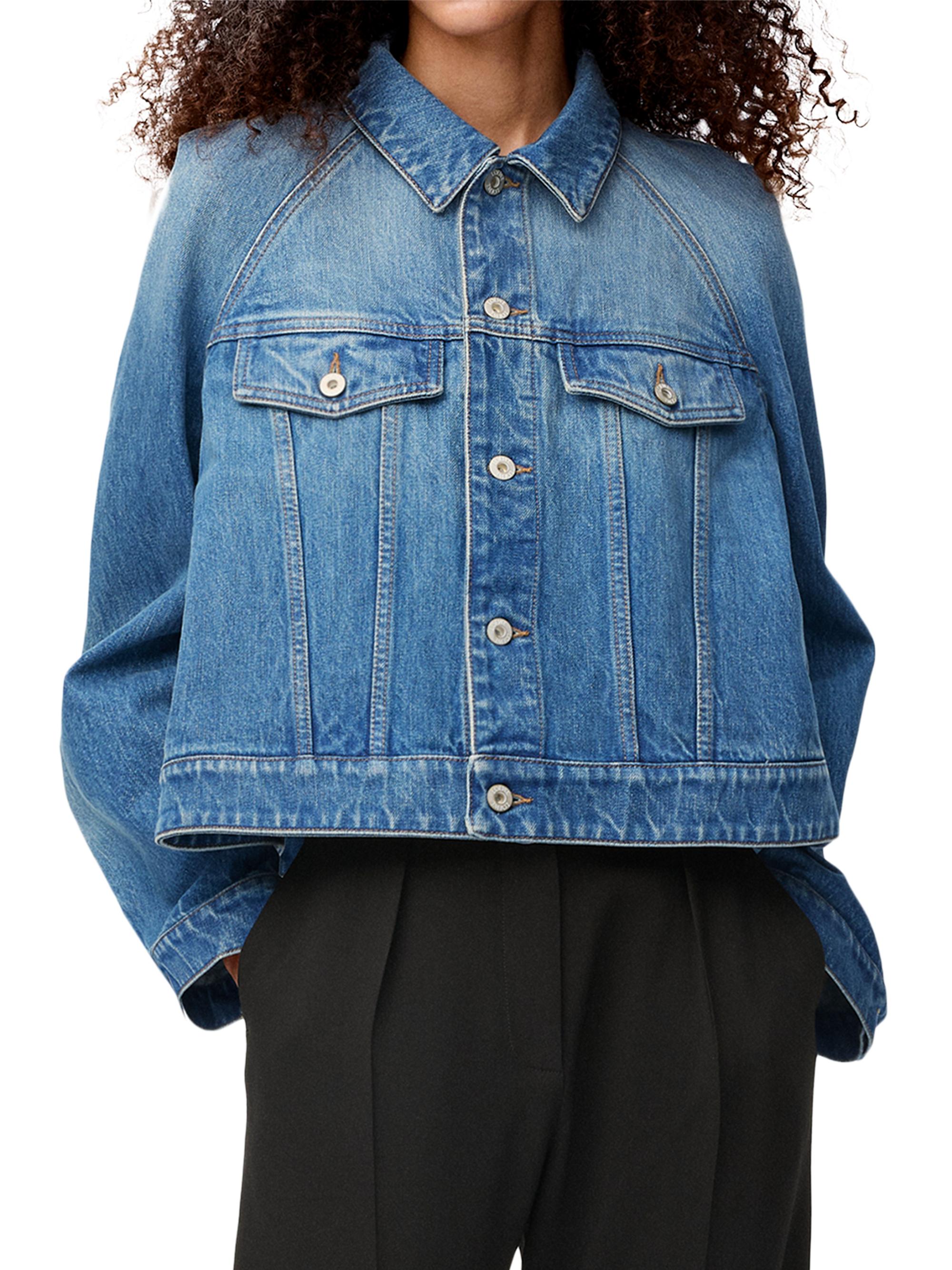 LOEWE Trapeze Denim Jacket | Saks Fifth Avenue