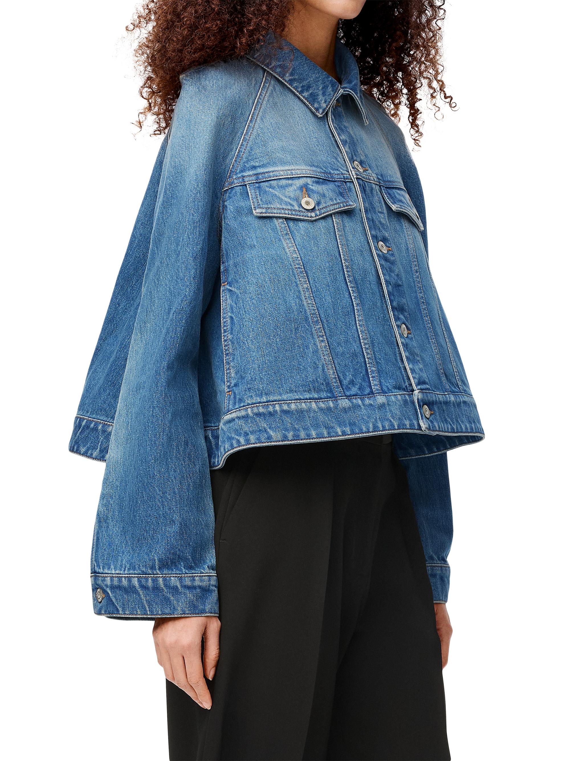 LOEWE Trapeze Denim Jacket | Saks Fifth Avenue